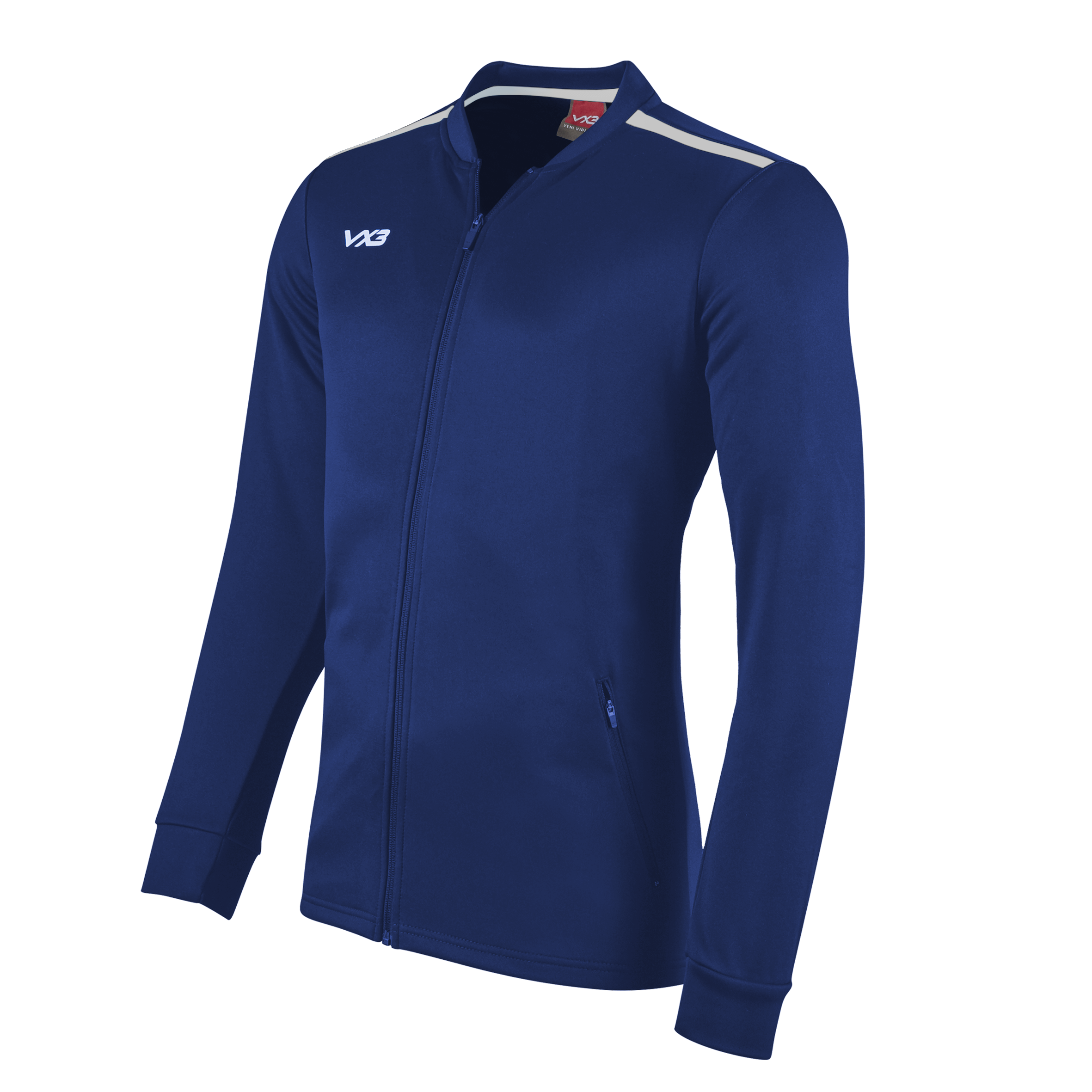 Fortis Youth Presentation Jacket Navy/White