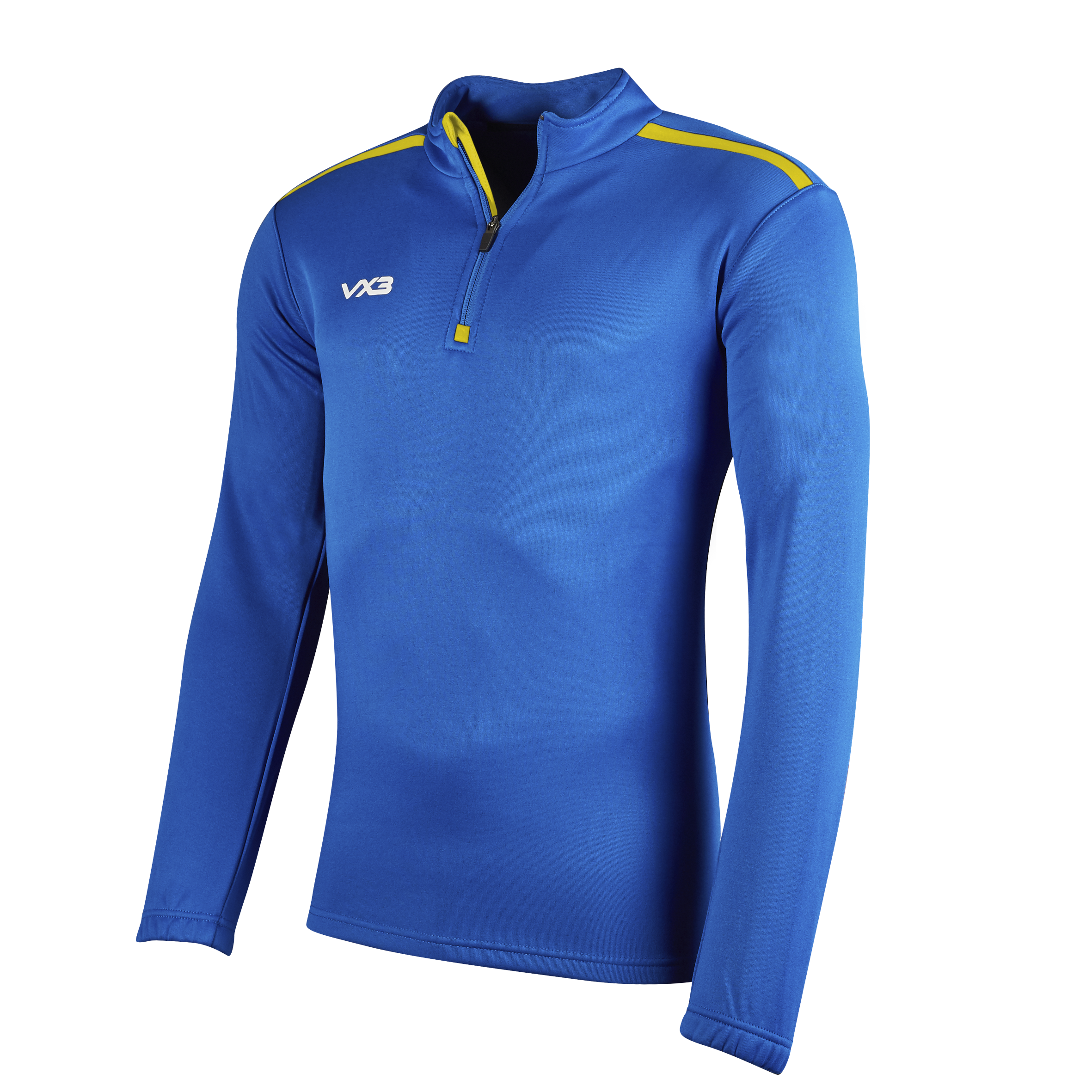 VX3 Fortis Youth Quarter Zip Sweat Royal/Yellow