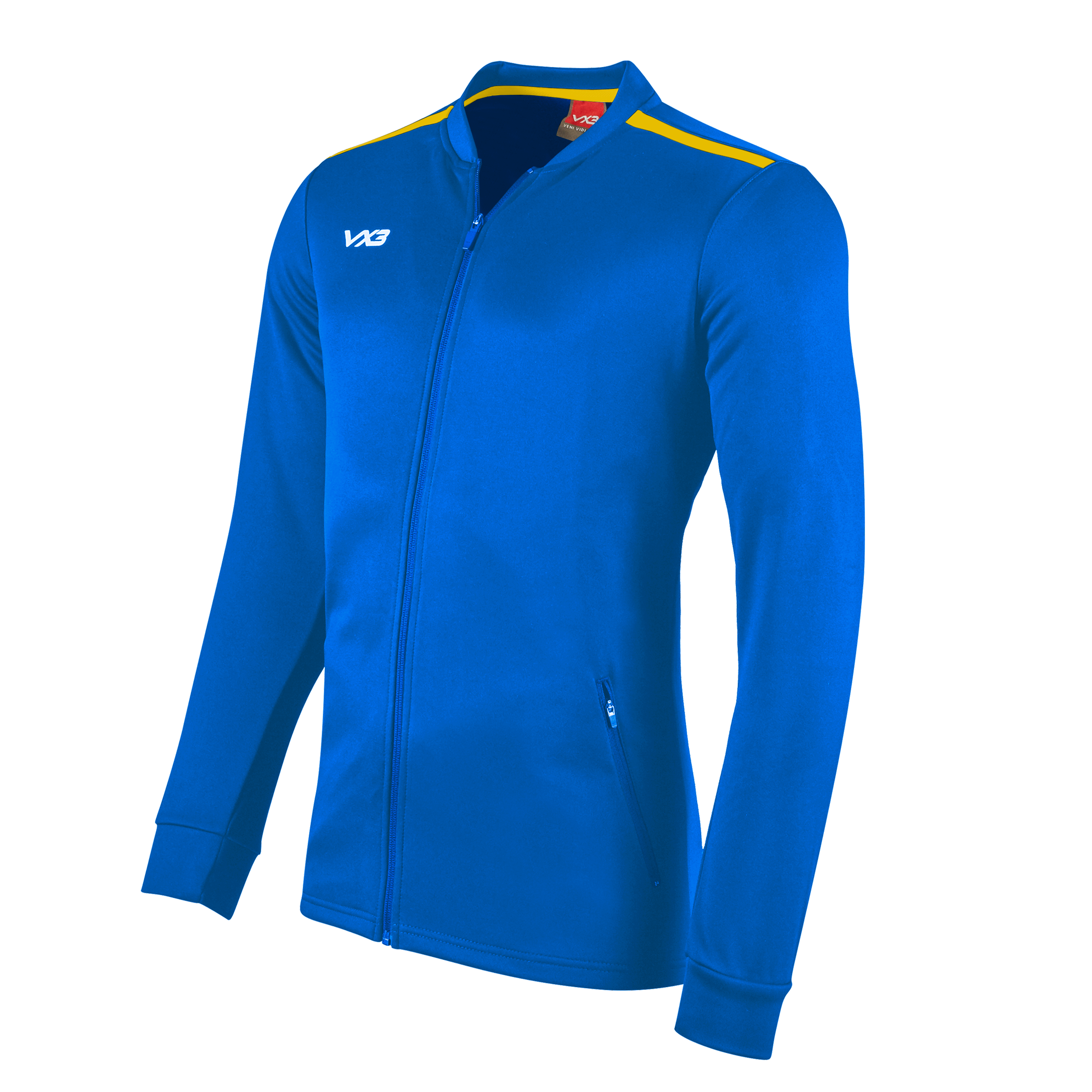 Fortis Youth Presentation Jacket Royal/Yellow