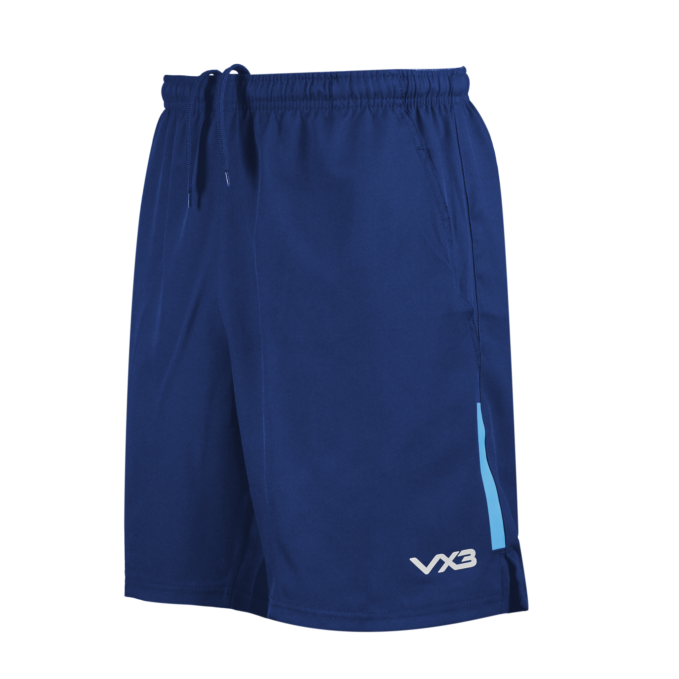 Fortis Youth Travel Shorts Navy/Sky