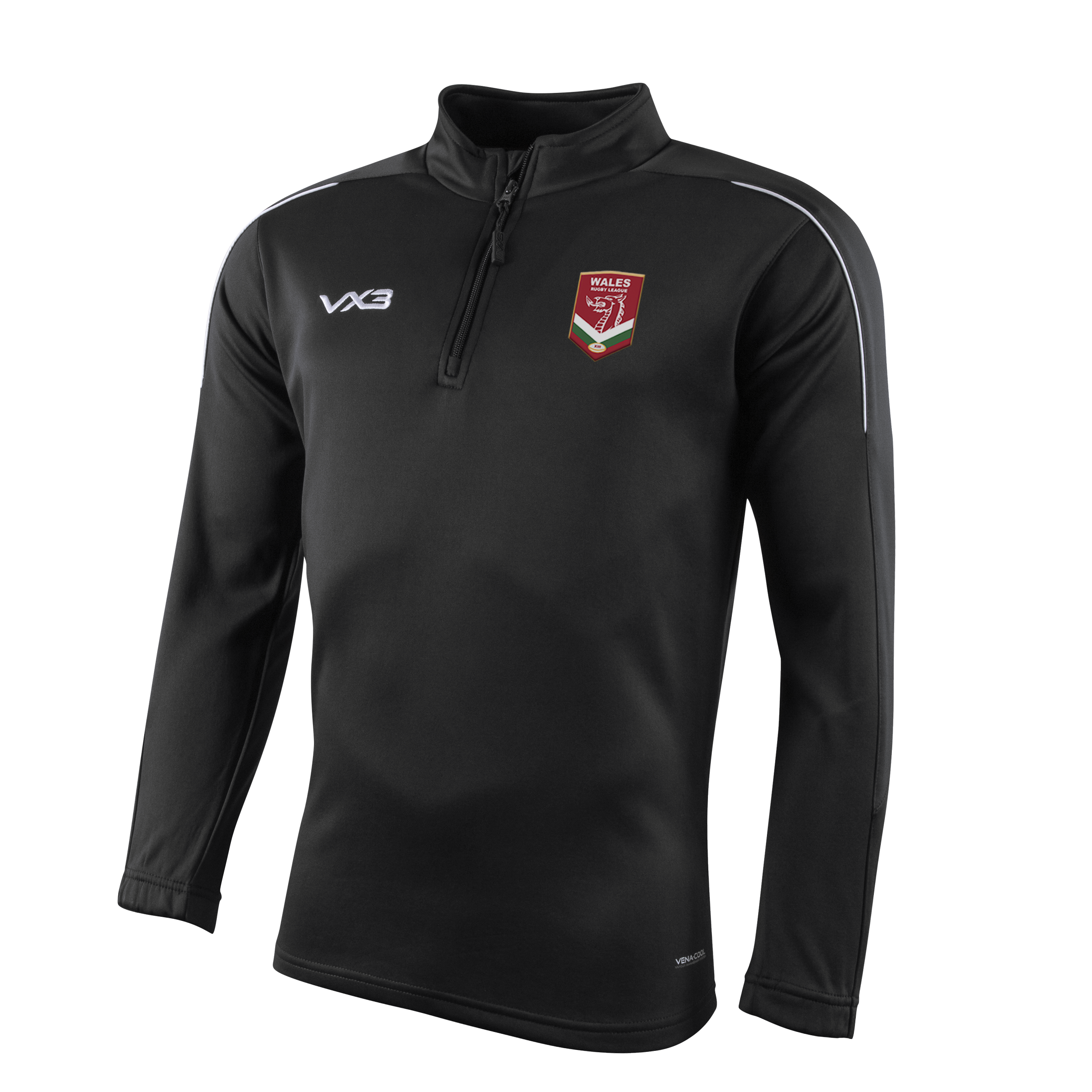 Wales Rugby League Pro Half Zip Sweat