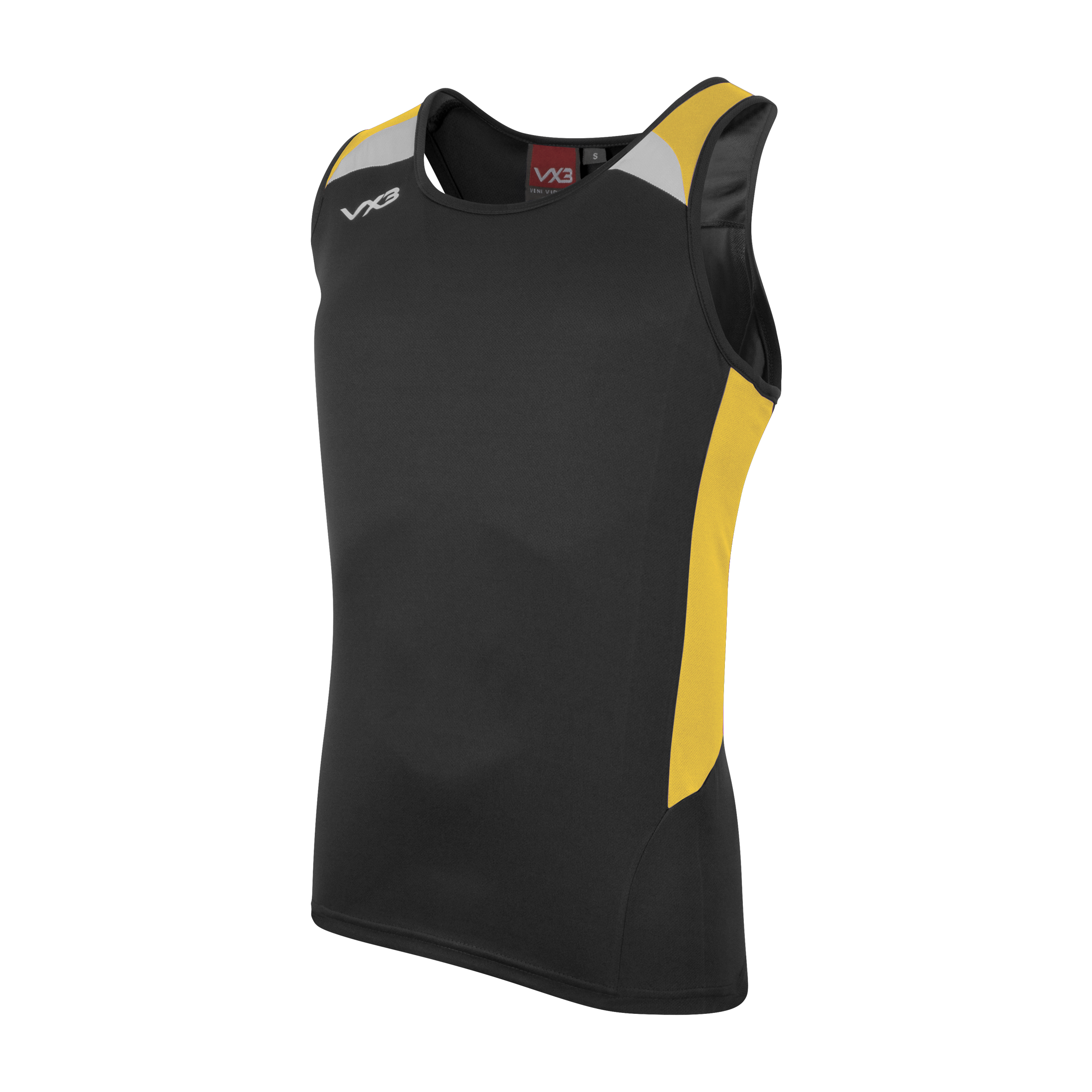 Novus Racerback Vest Black/Amber/White