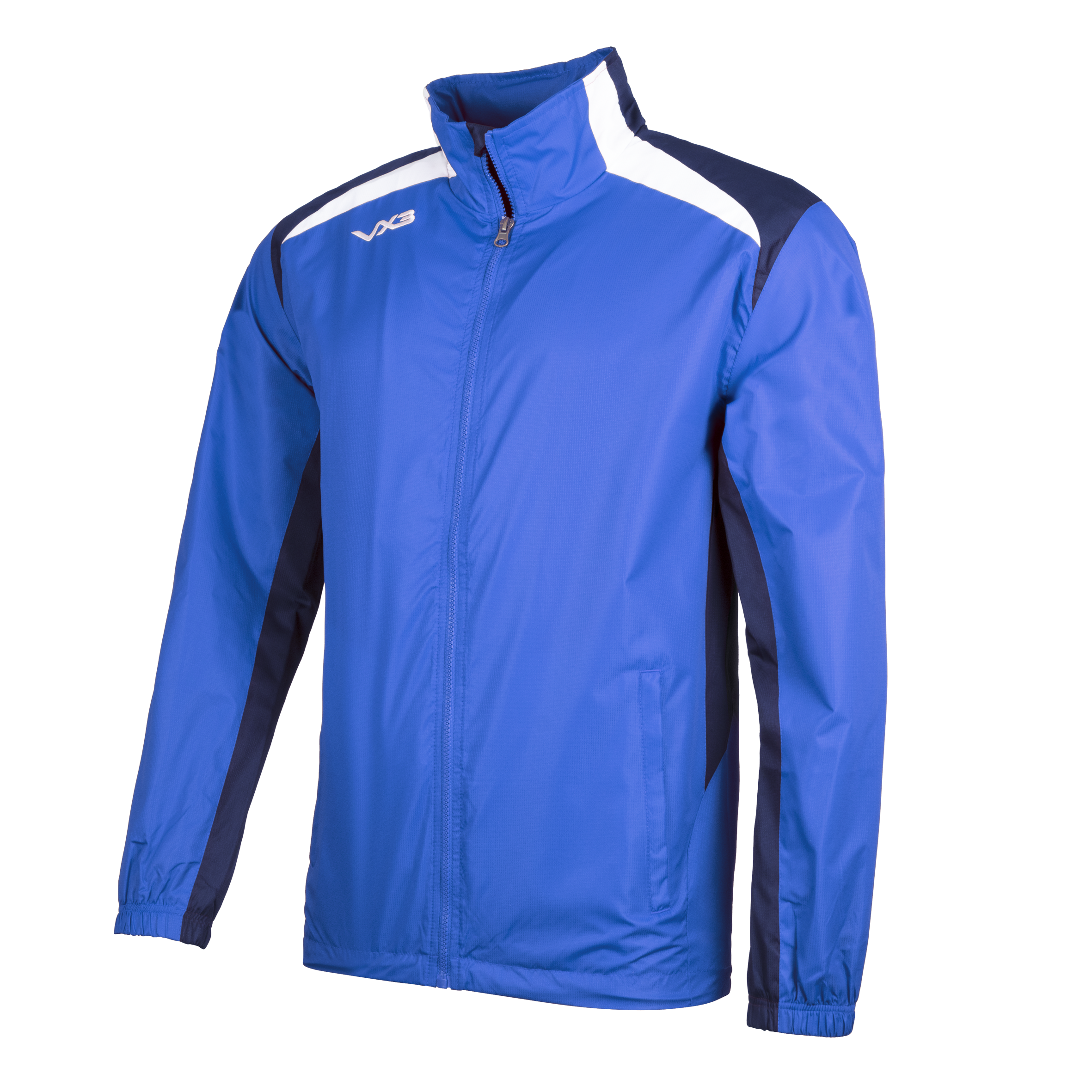Novus Youth Full Zip Jacket Royal/Navy/White