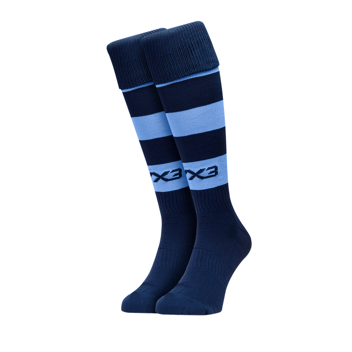 Kent RFU Mens Hooped Playing Socks