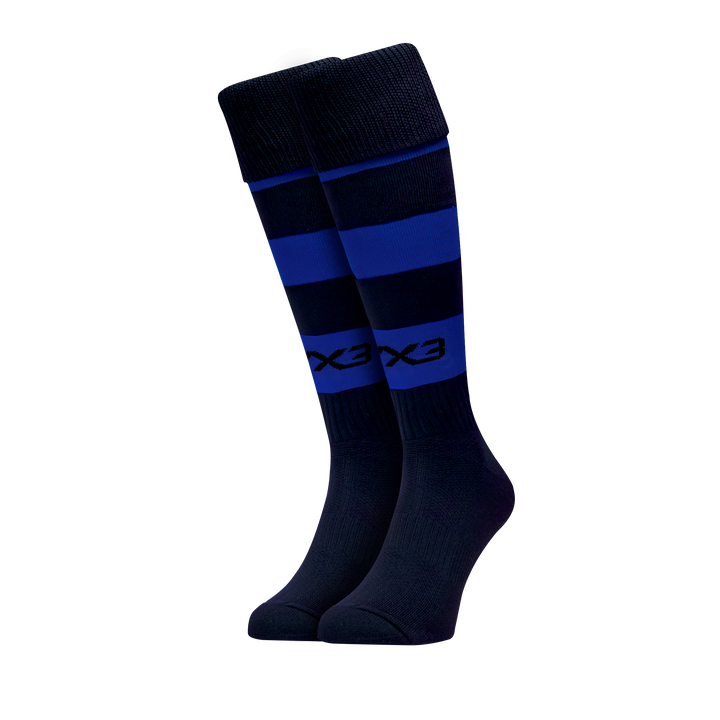 WGSB PE & Games Youth Hooped Playing Socks - Years 7-11