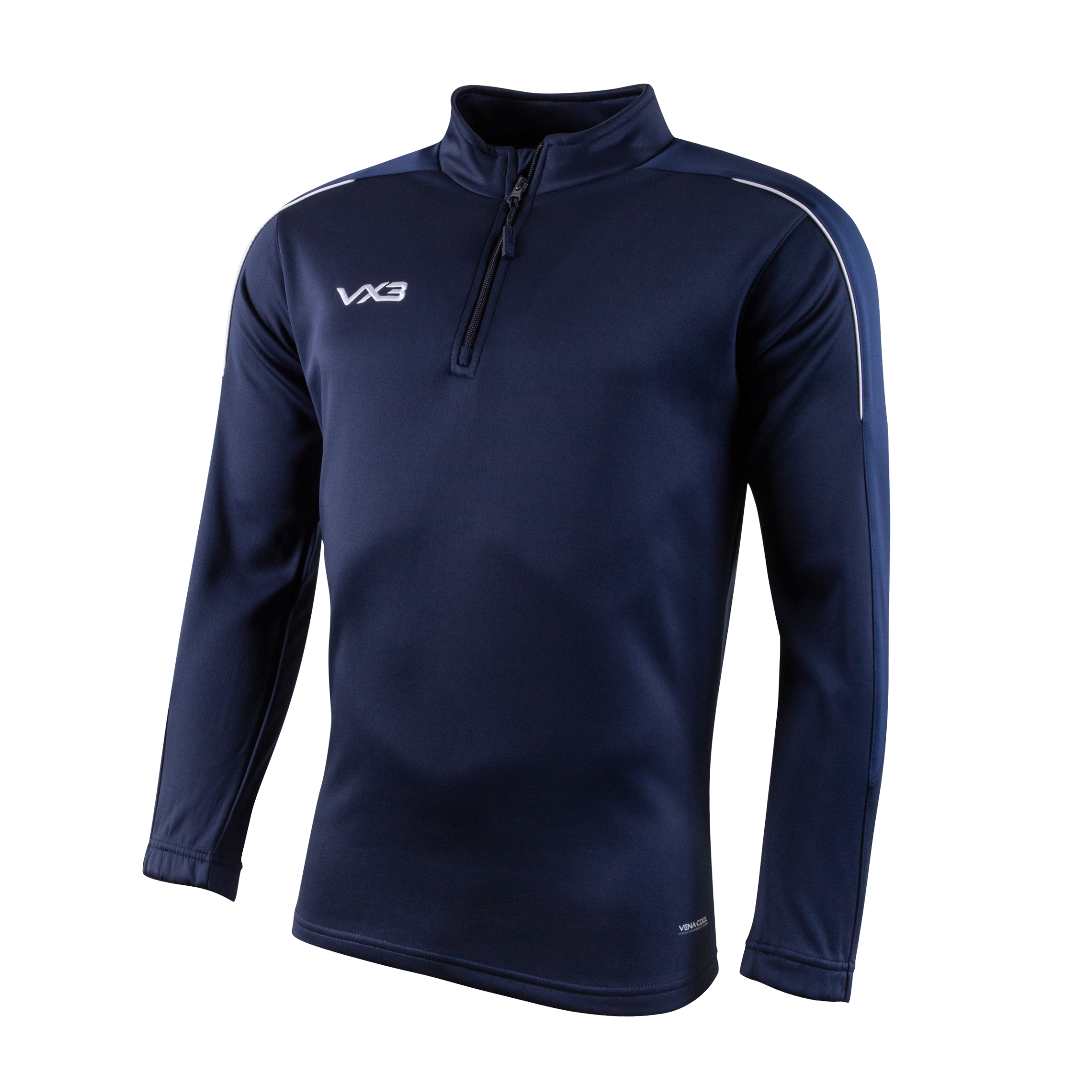 Pro Half Zip Sweat Navy/Yale Blue/White