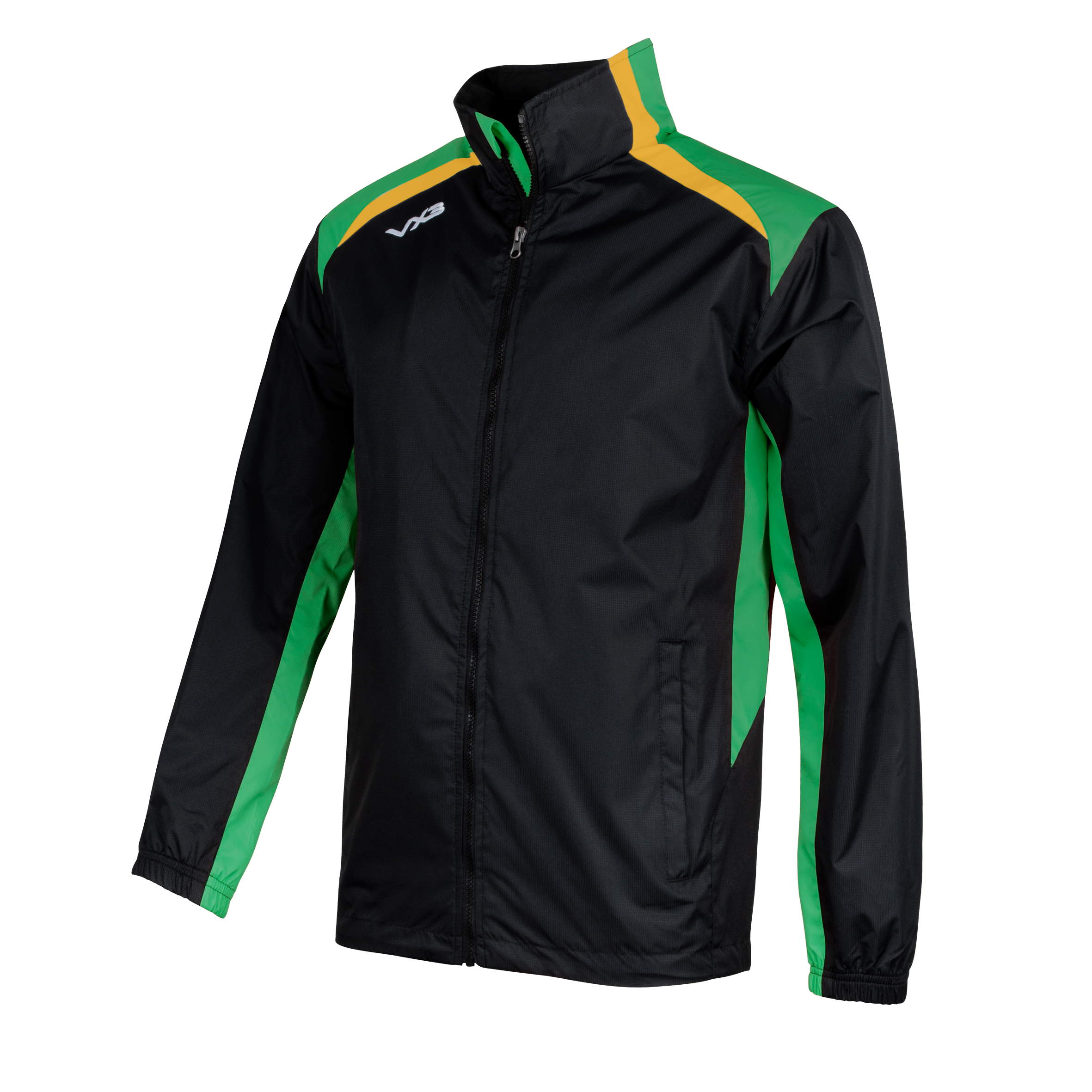 Novus Full Zip Jacket Black/Emerald/Amber