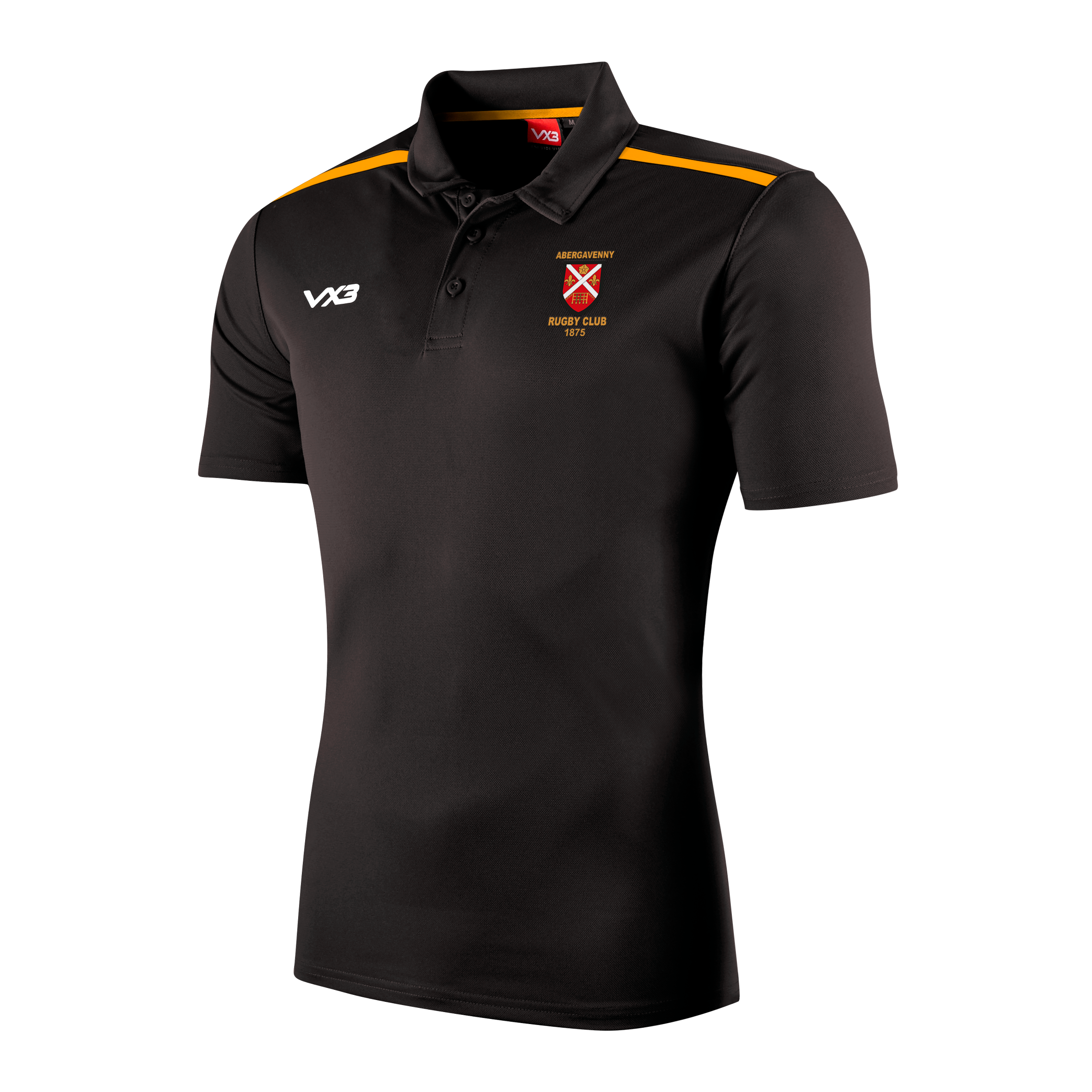 Abergavenny RFC Fortis Polo Black