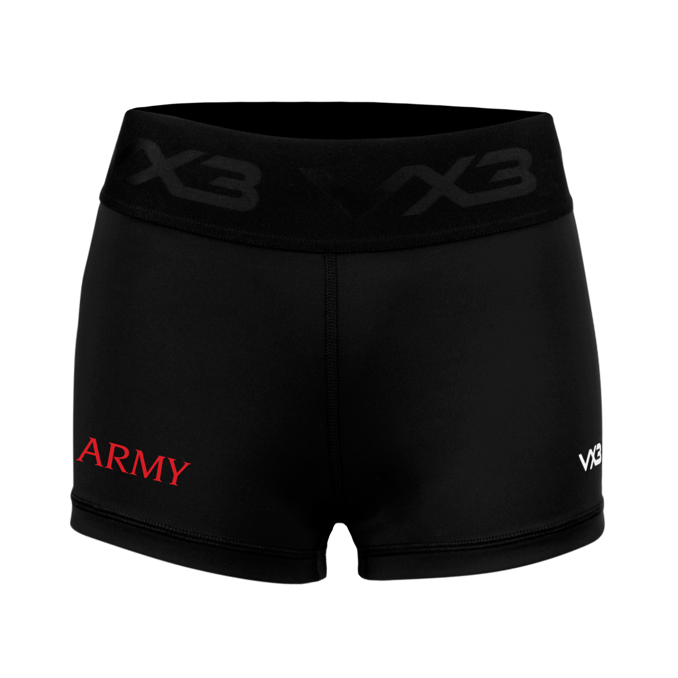 Army Netball Shorties Black Youth