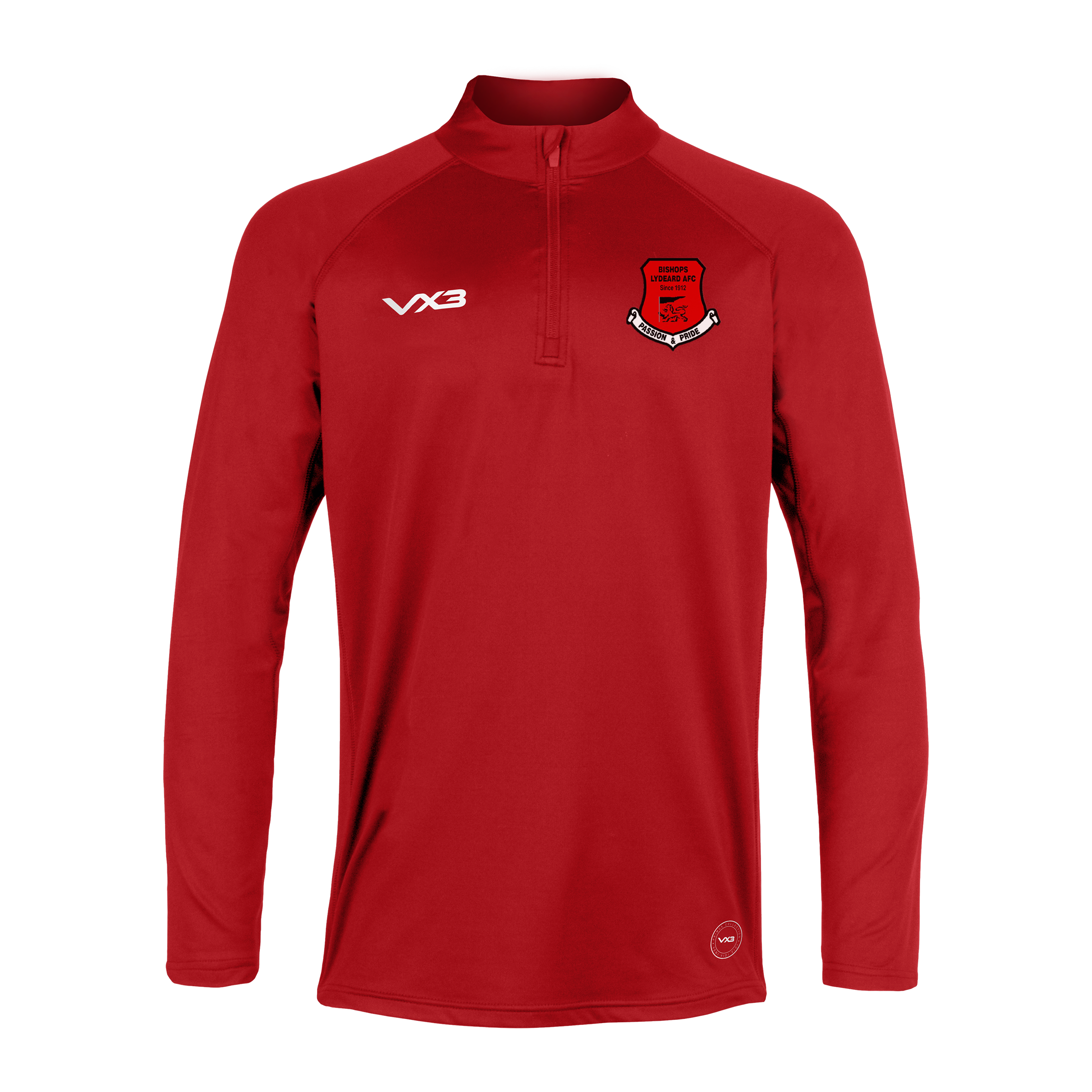 Bishops Lydeard Primus Quarter Zip Red