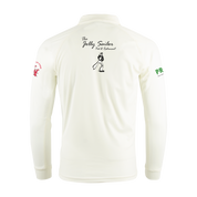 Burton CC Cricket Whites Youth L/S Shirt