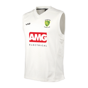 Burton CC Cricket Whites Youth Slipover Elite