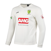 Burton CC Cricket Whites Sweatshirt Elite