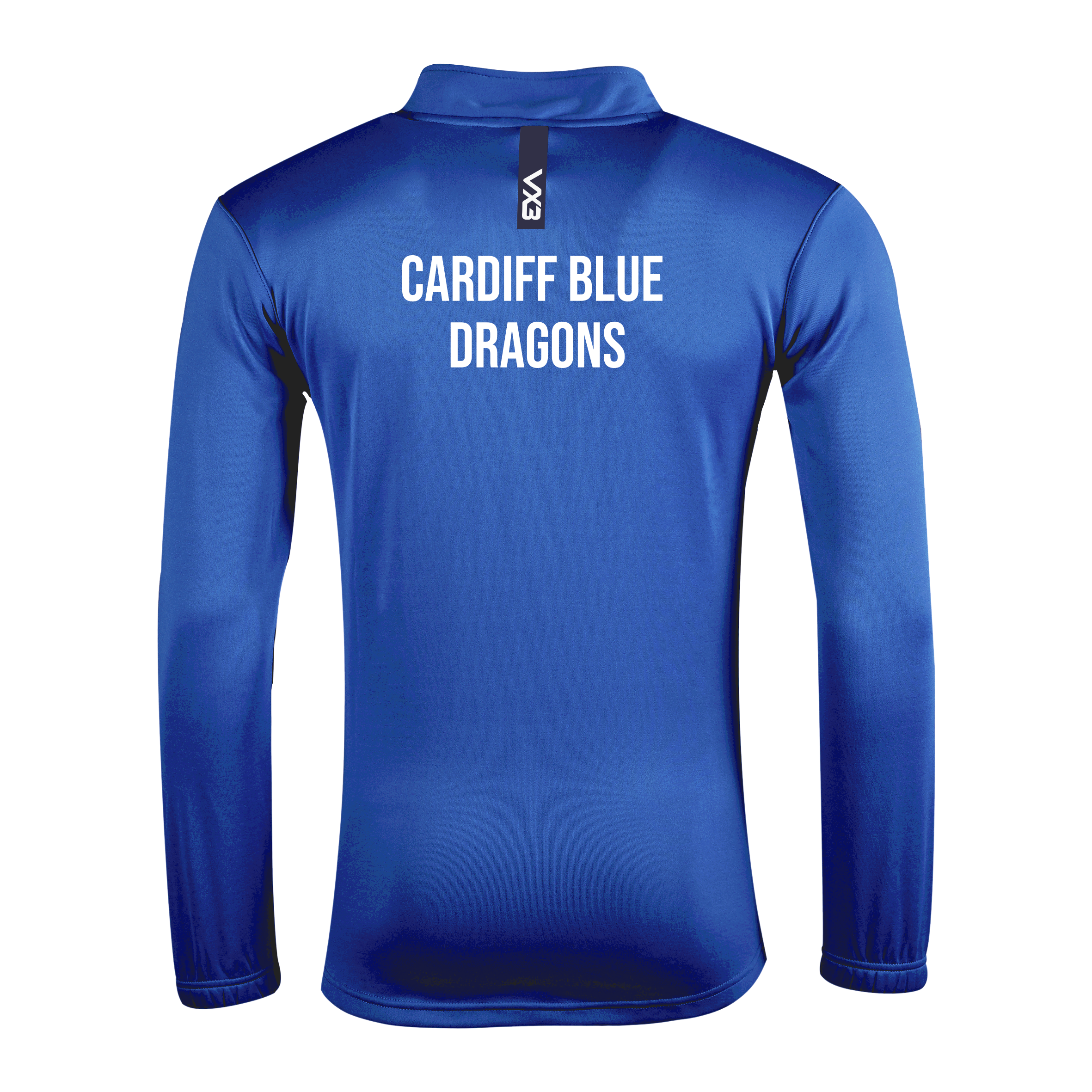 Cardiff Blue Dragons RL Fortis Half Zip Sweat