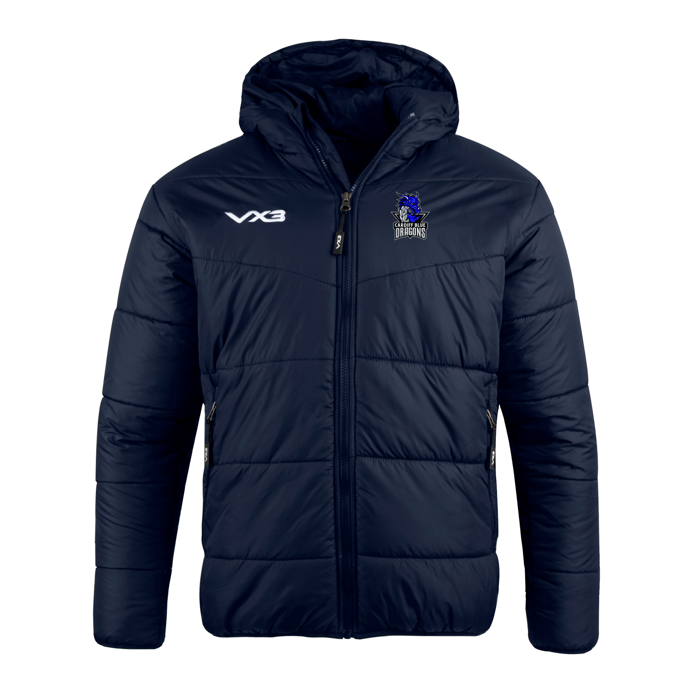 Cardiff Blue Dragons RL Lorica Youth Quilted Jacket