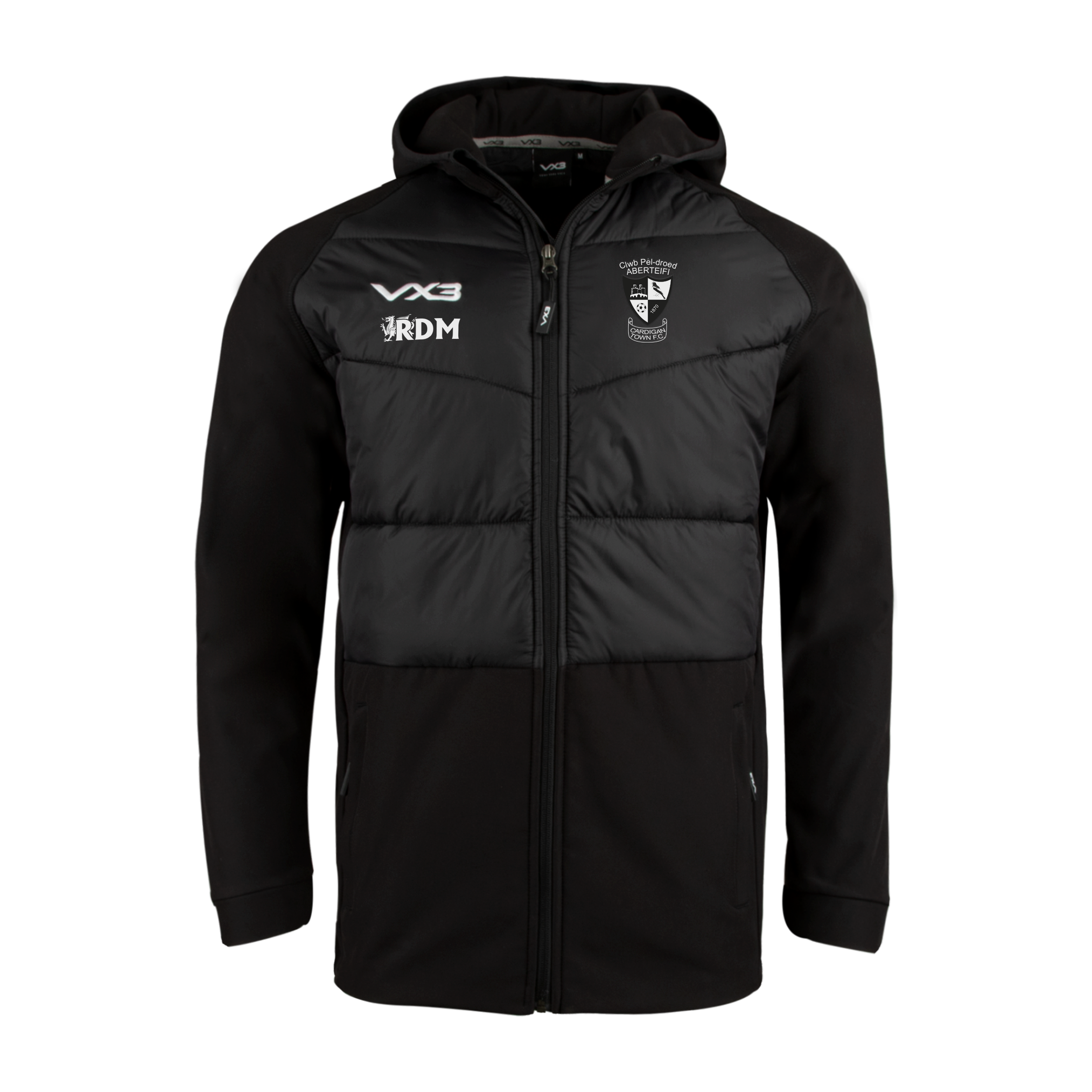 Cardigan Town FC Seniors Tempest Hybrid Jacket