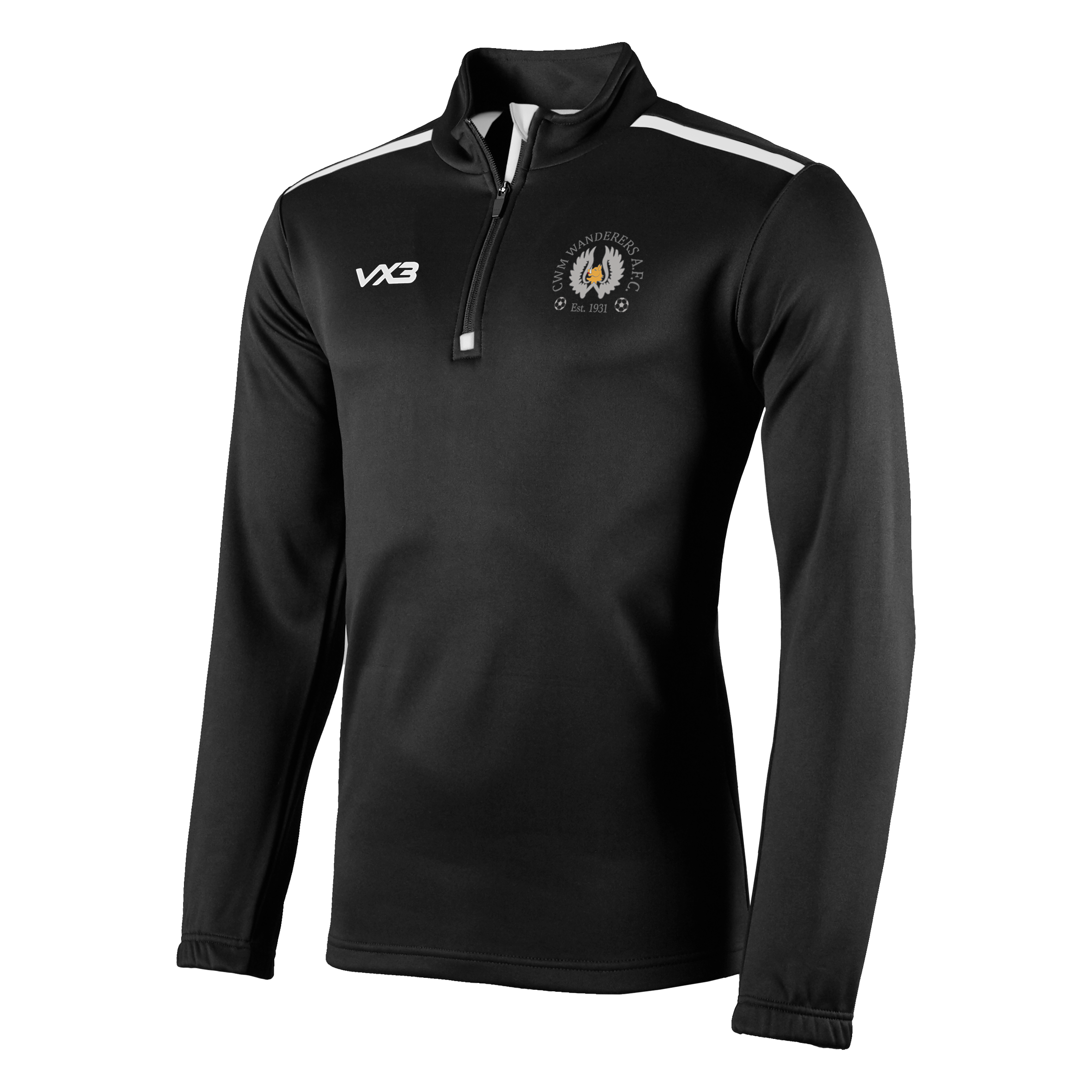 Cwm Wanderers FC Fortis Coaches Half Zip Sweat