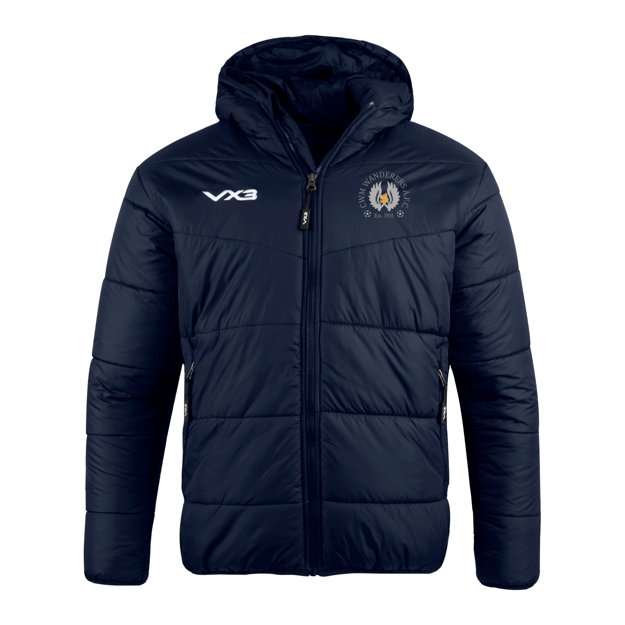 Cwm Wanderers FC Lorica Youth Quilted Jacket