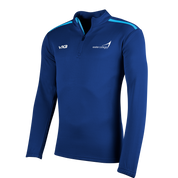 Exeter College Curriculum Fitness Instructor Fortis Half Zip Sweat Navy/Sky
