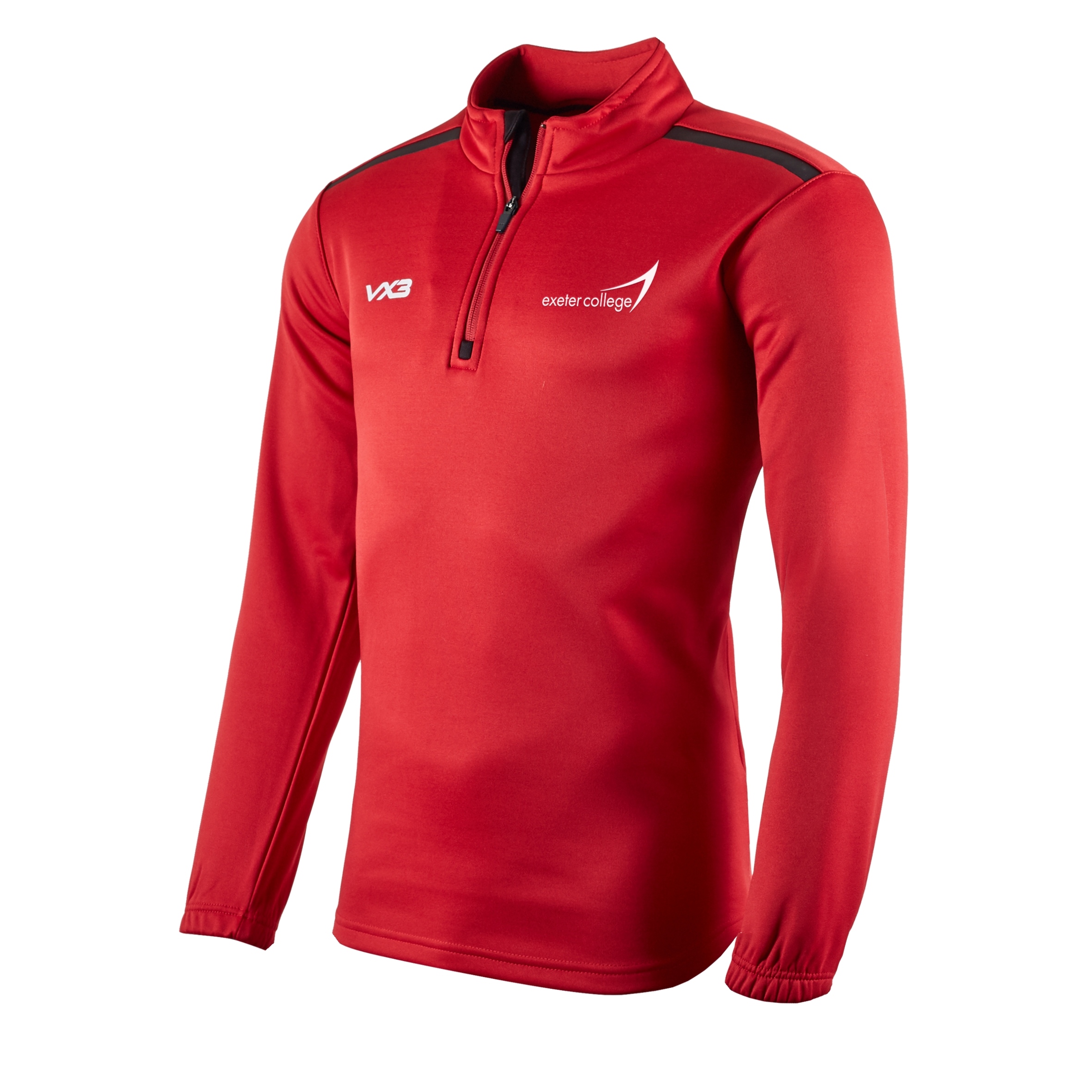 Exeter College Curriculum Personal Trainer Fortis Half Zip Sweat Red/Black