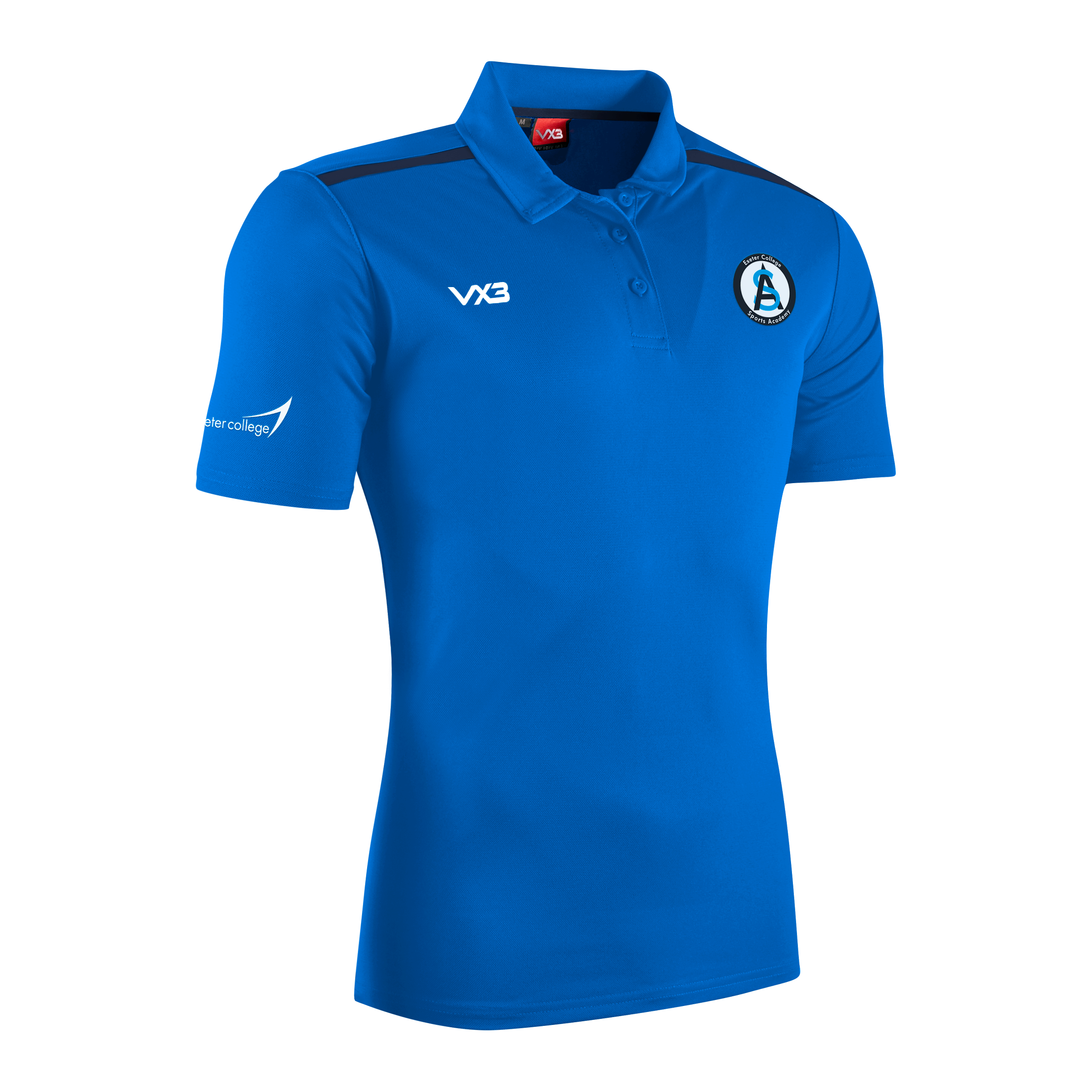 Exeter College Academy Women's Fortis Polo Royal/Navy