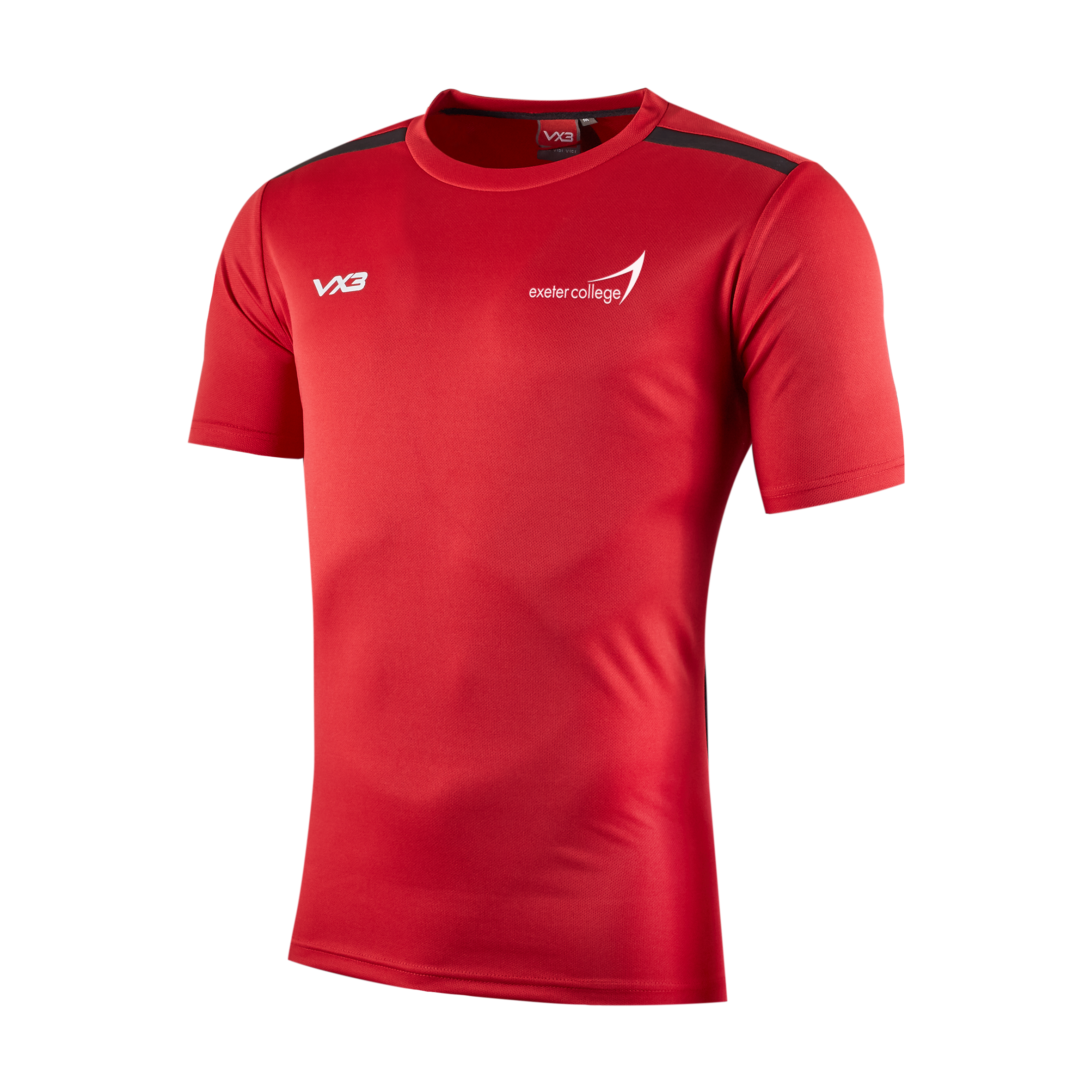 Exeter College Curriculum Personal Trainer Fortis Tee Red/Black