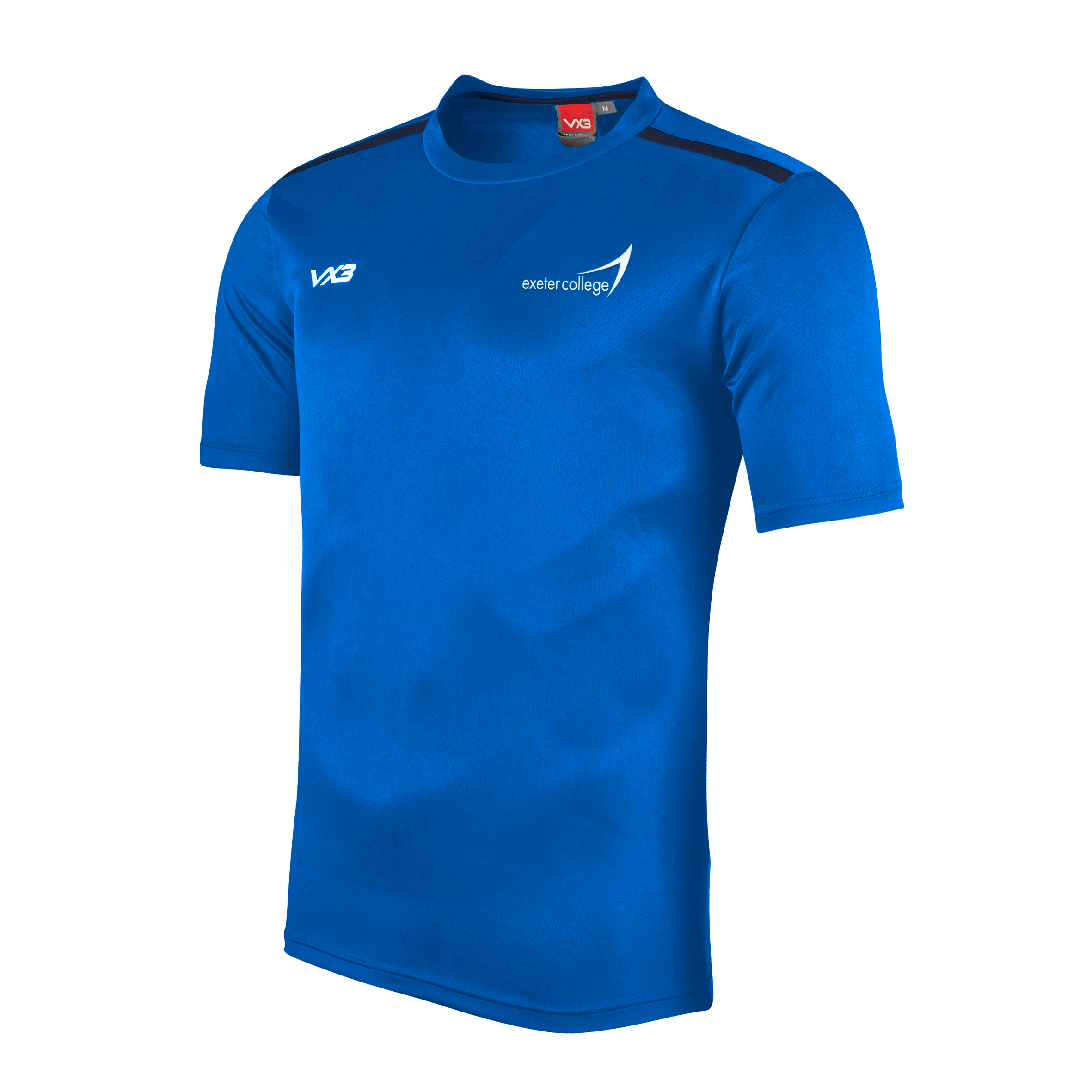 Exeter College Curriculum Women's Fortis Tee Royal/Navy