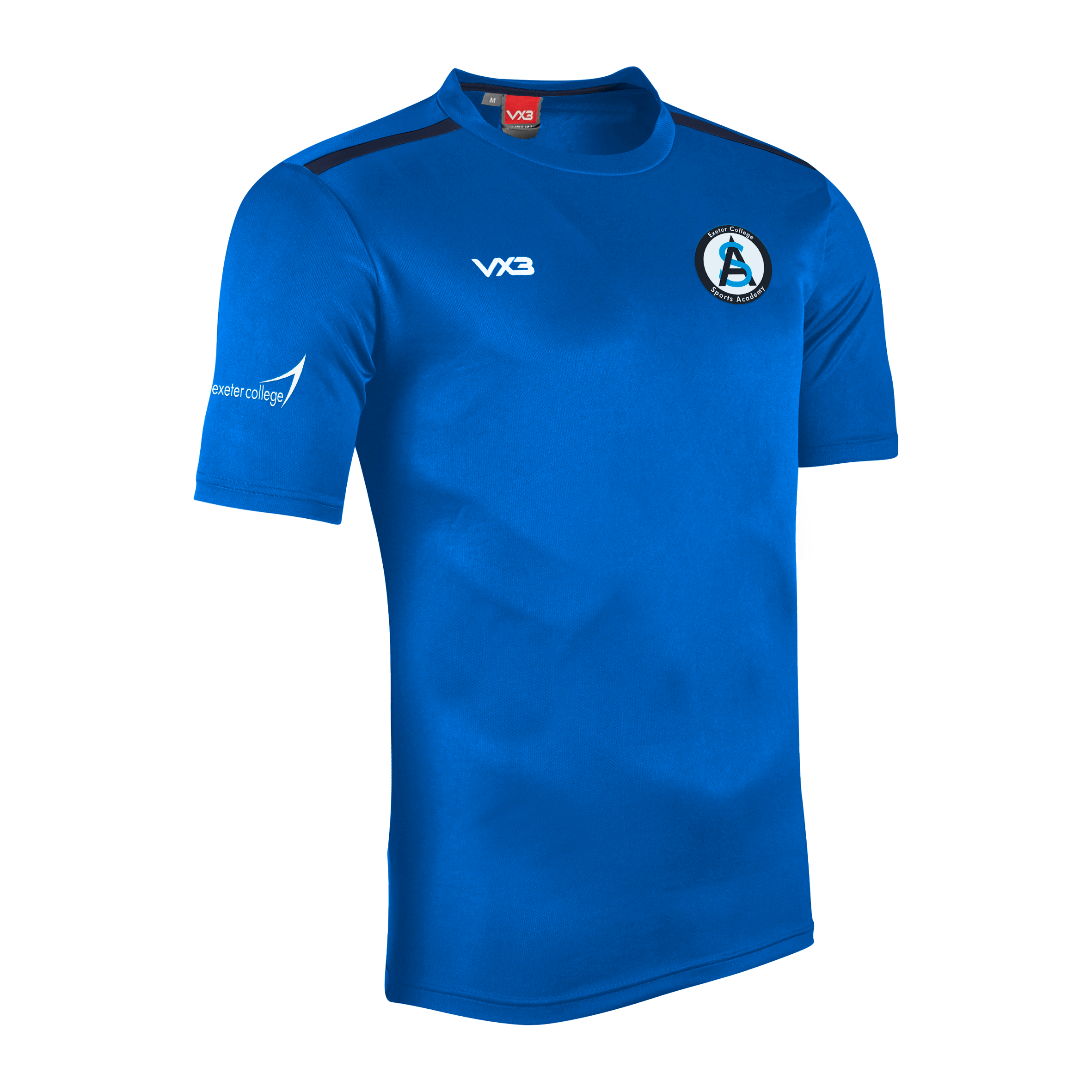 Exeter College Academy Women's Fortis Tee Royal/Navy