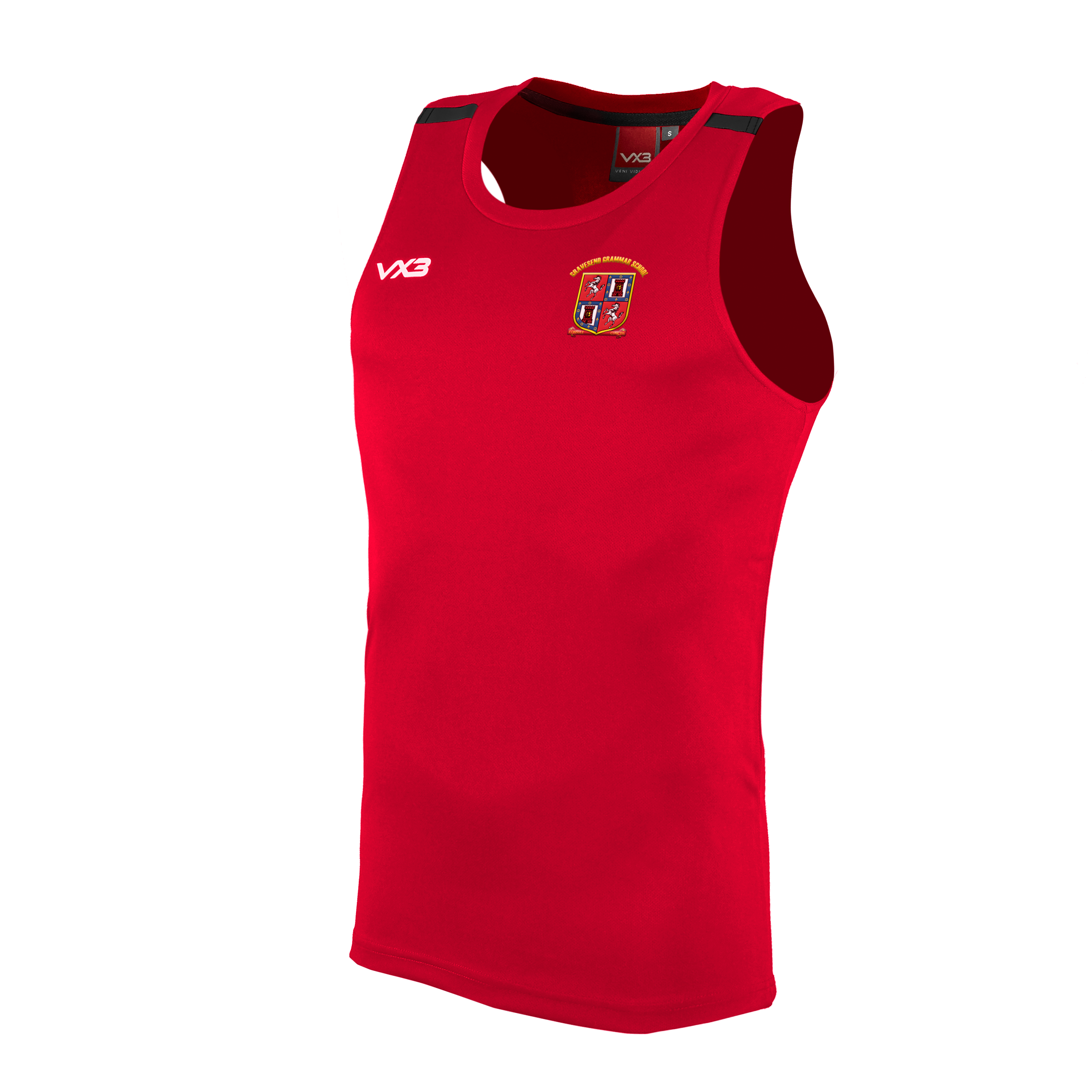 Gravesend Grammar School Fortis Vest (Red/Black)
