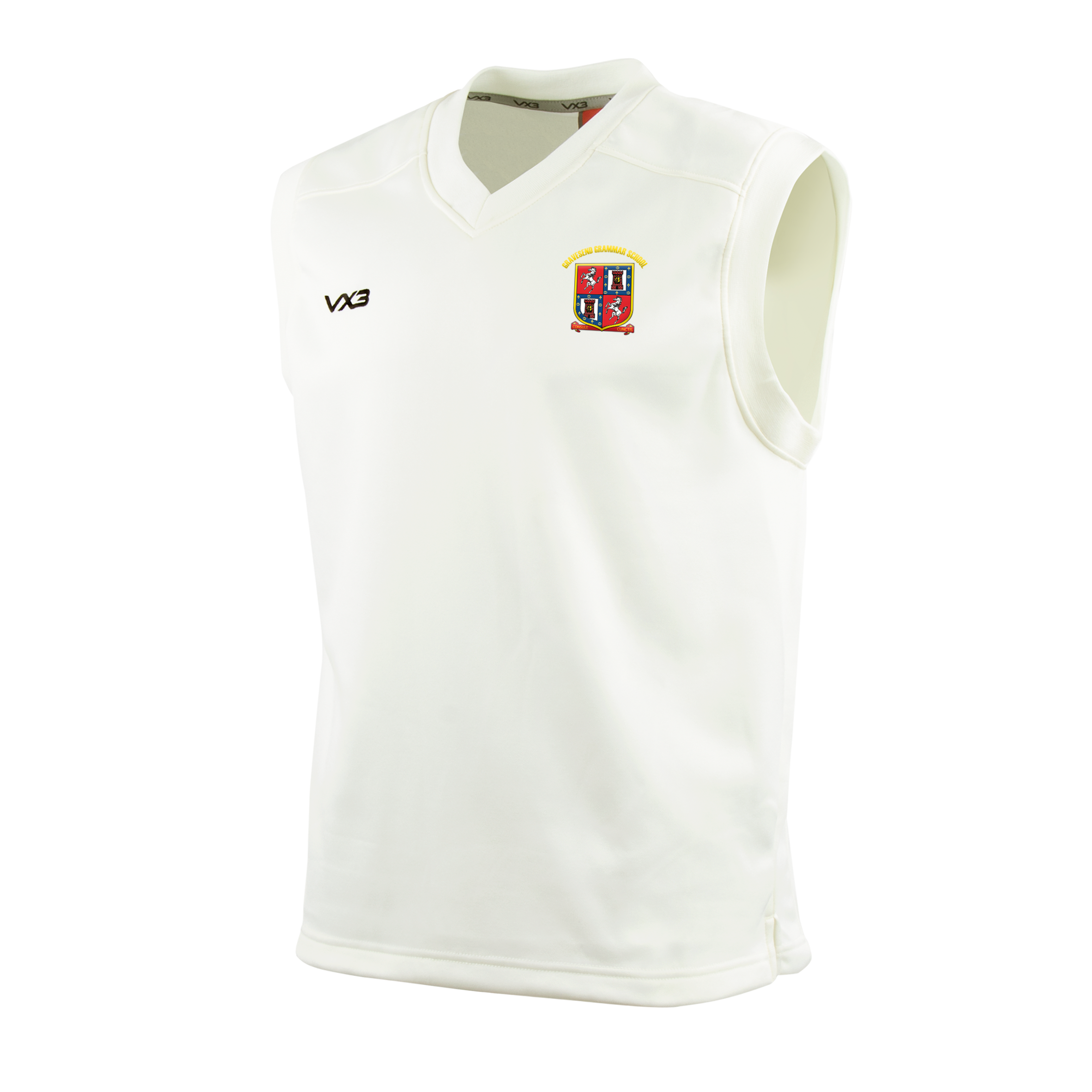 Gravesend Grammar School Cricket Whites Youth Slipover