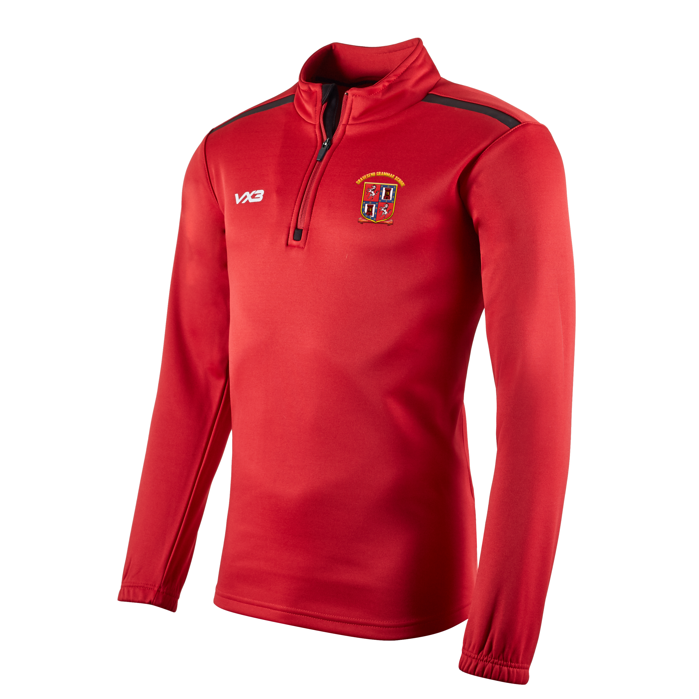 Gravesend Grammar School Senior Cricket Fortis Youth Half Zip Sweat