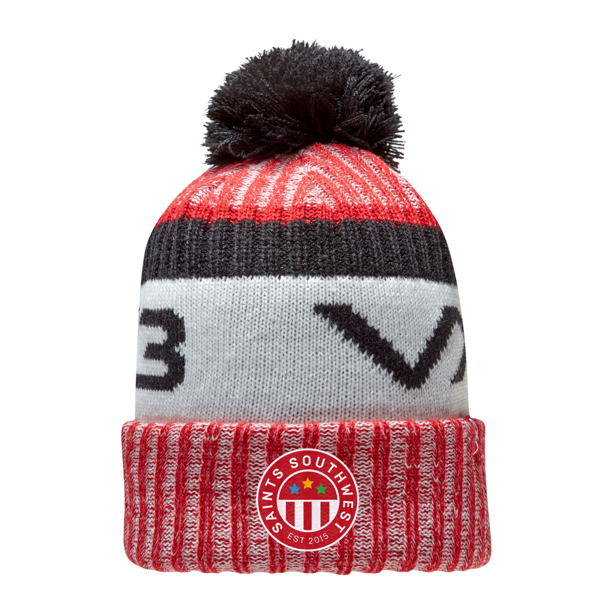 Saints pom top pom hat