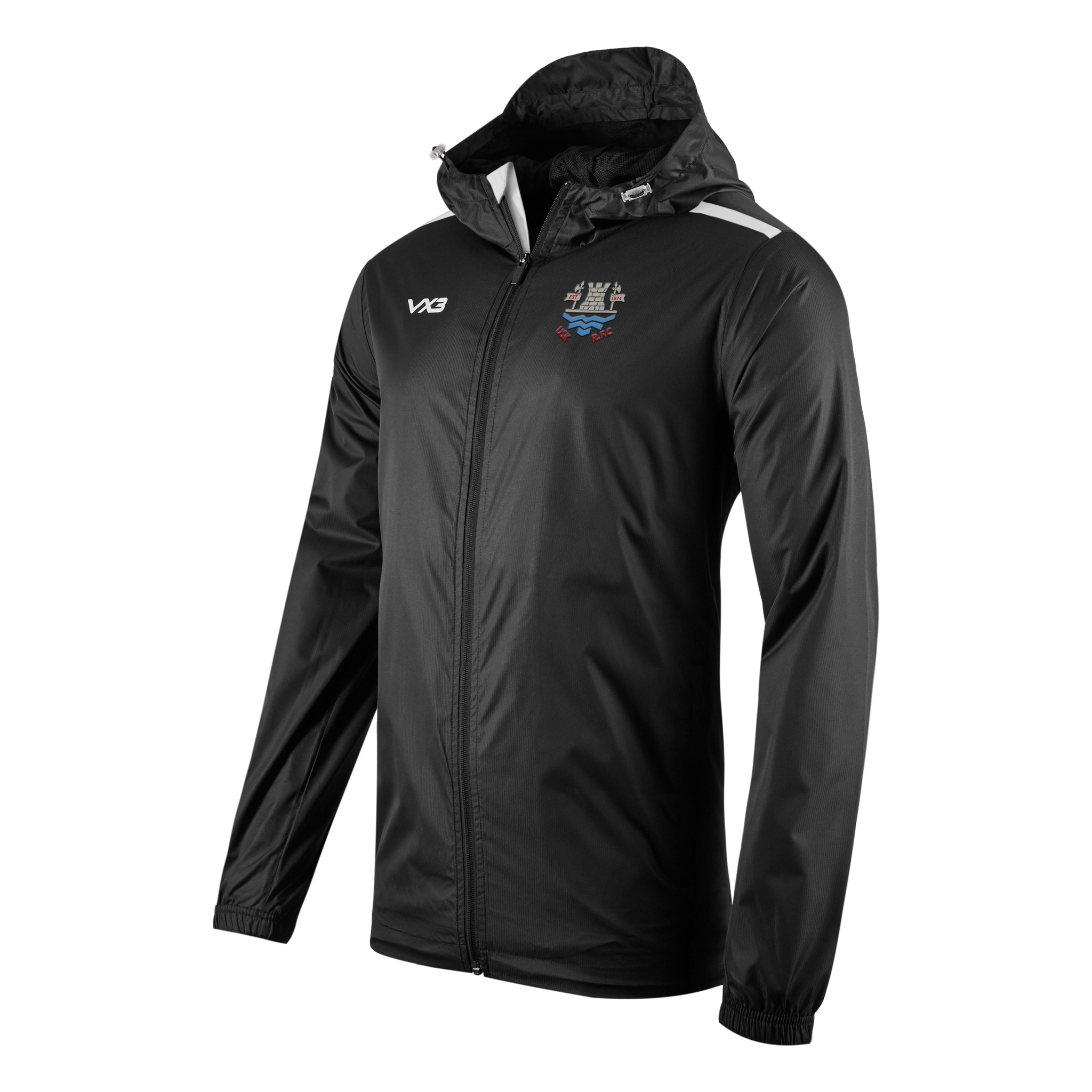 Usk RFC Fortis Youth Full Zip Rain Jacket