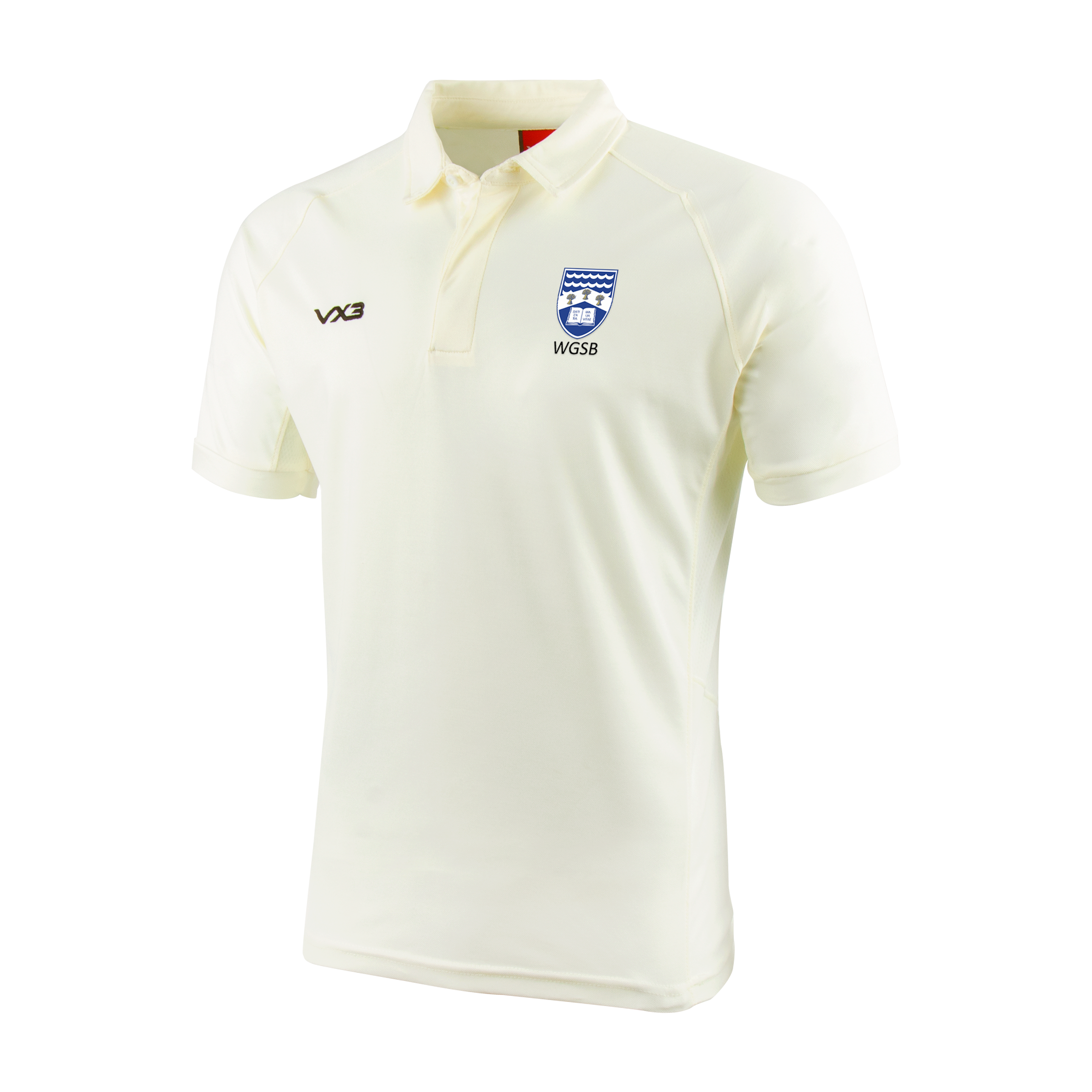 WGSB Youth Cricket Whites S/S Shirt