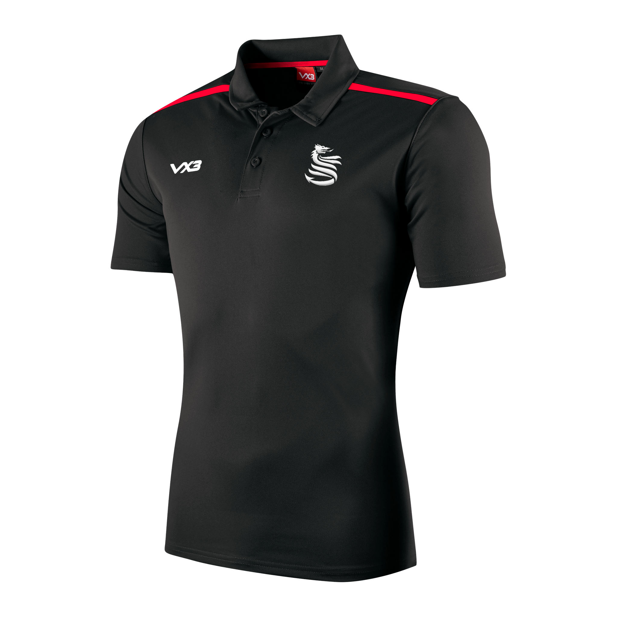 Disability Sport Wales Fortis Polo Black