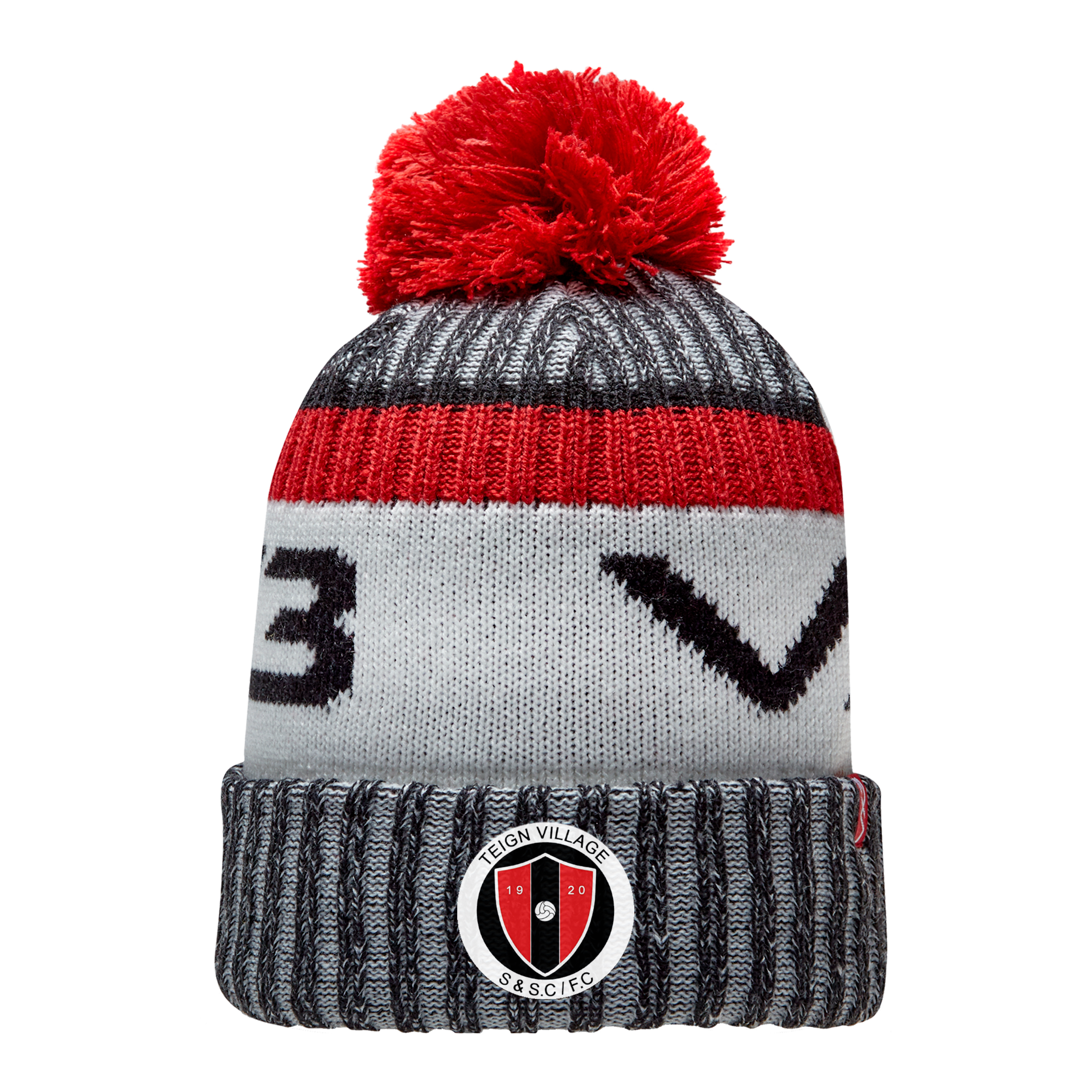 Teign Village FC Marl Bobble Hat