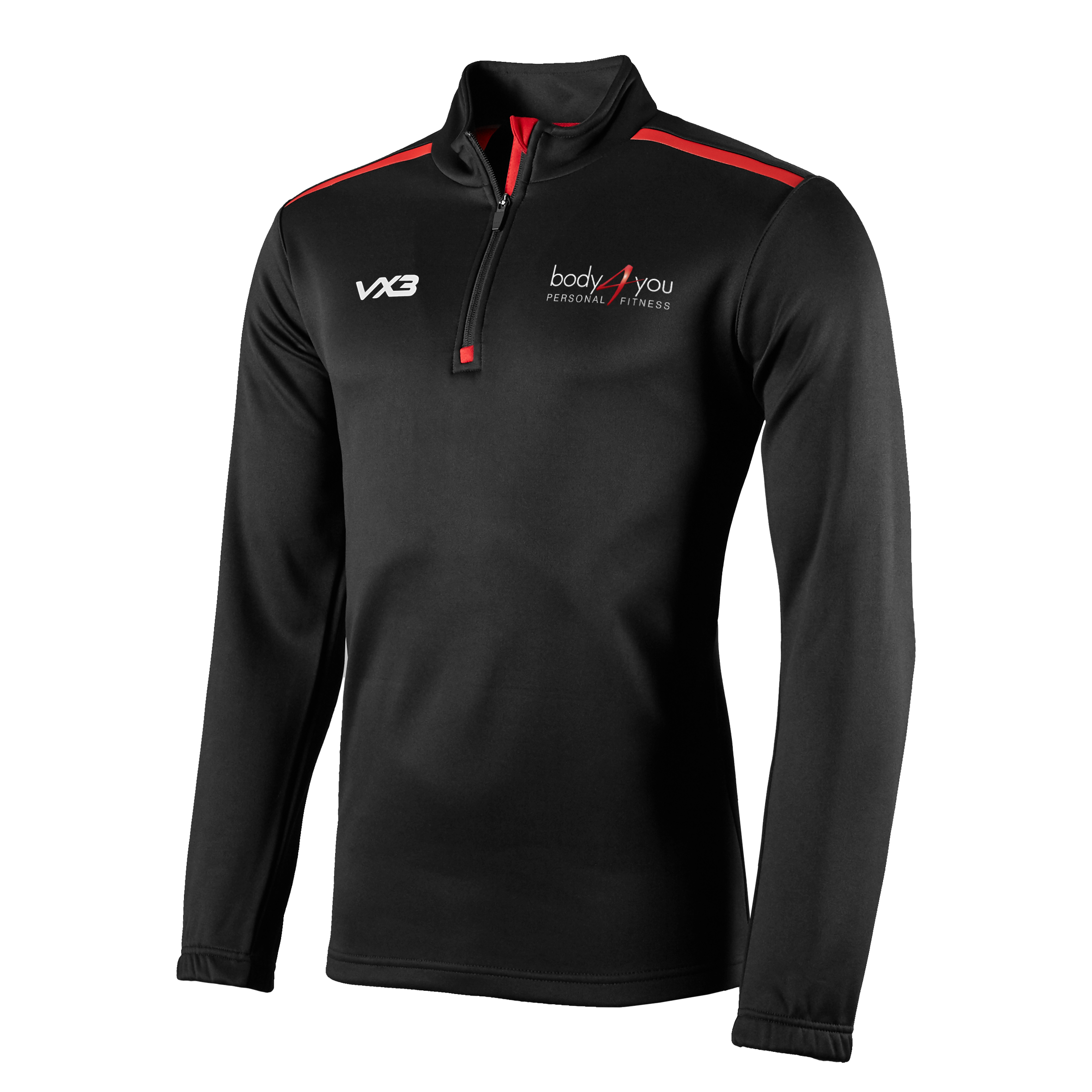 Body4You  Fortis Ladies Half Zip Sweat