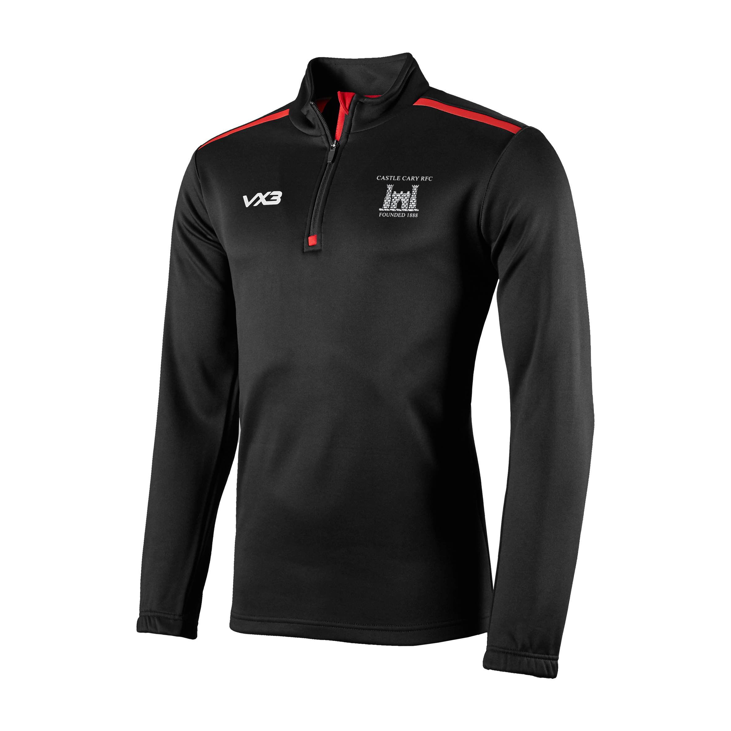 Castle Cary RFC Fortis Ladies Half Zip Sweat