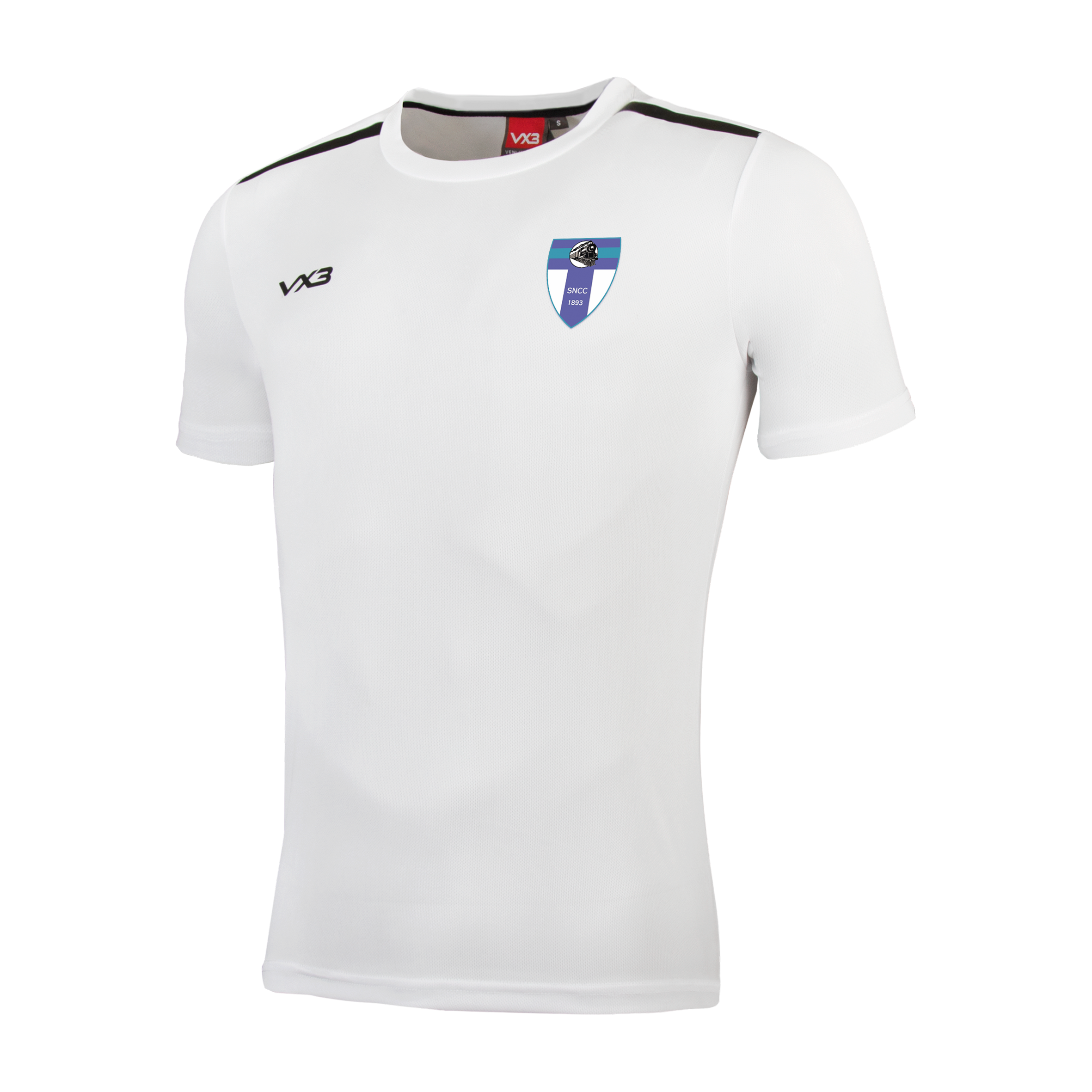 South Nutfield Cricket Club Fortis Youth Tee White/Black