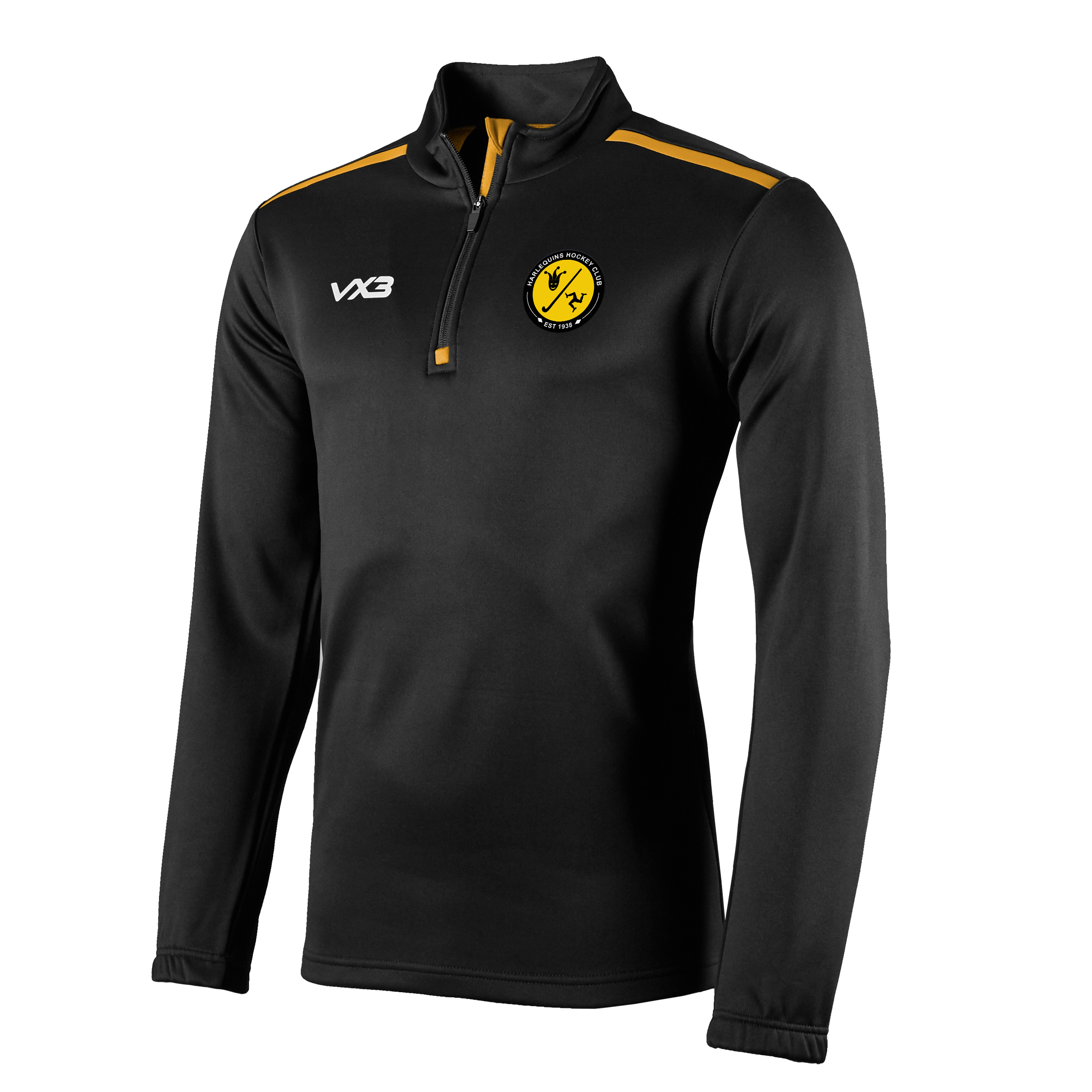 Harlequins Hockey Club IOM Fortis Youth Half Zip Sweat