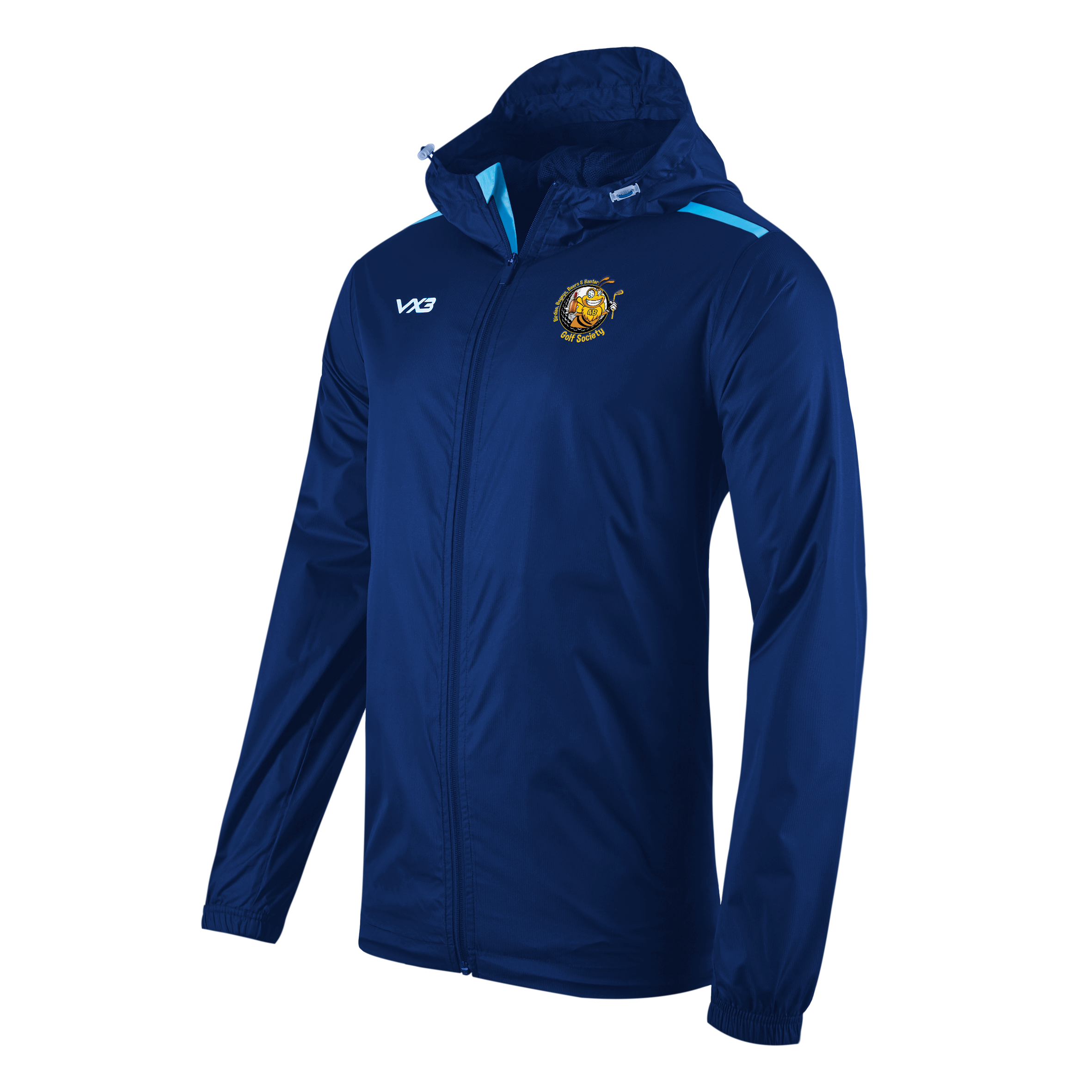4B Golf Society Fortis Full Zip Rain Jacket