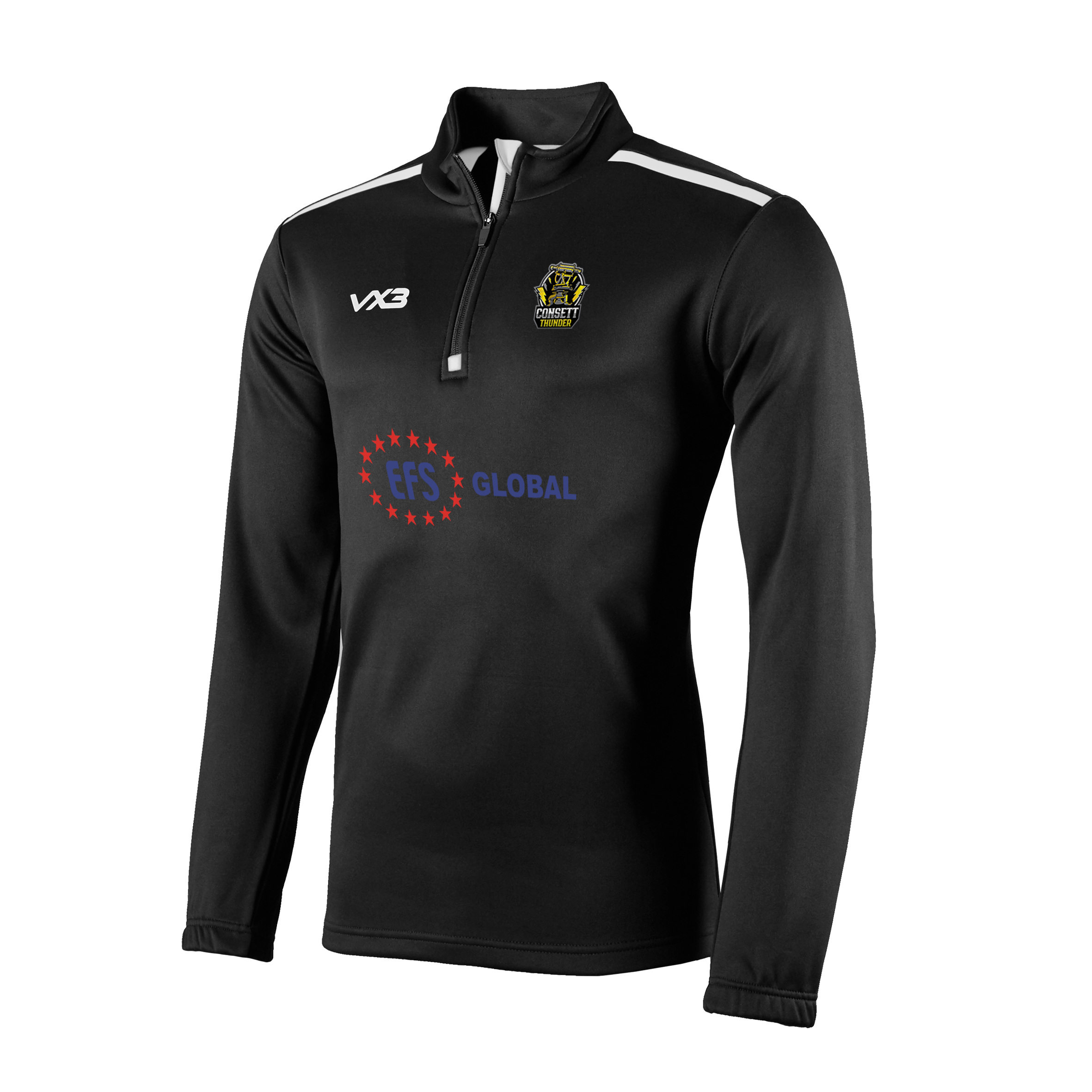 Consett Thunder 7s Fortis Half Zip Sweat