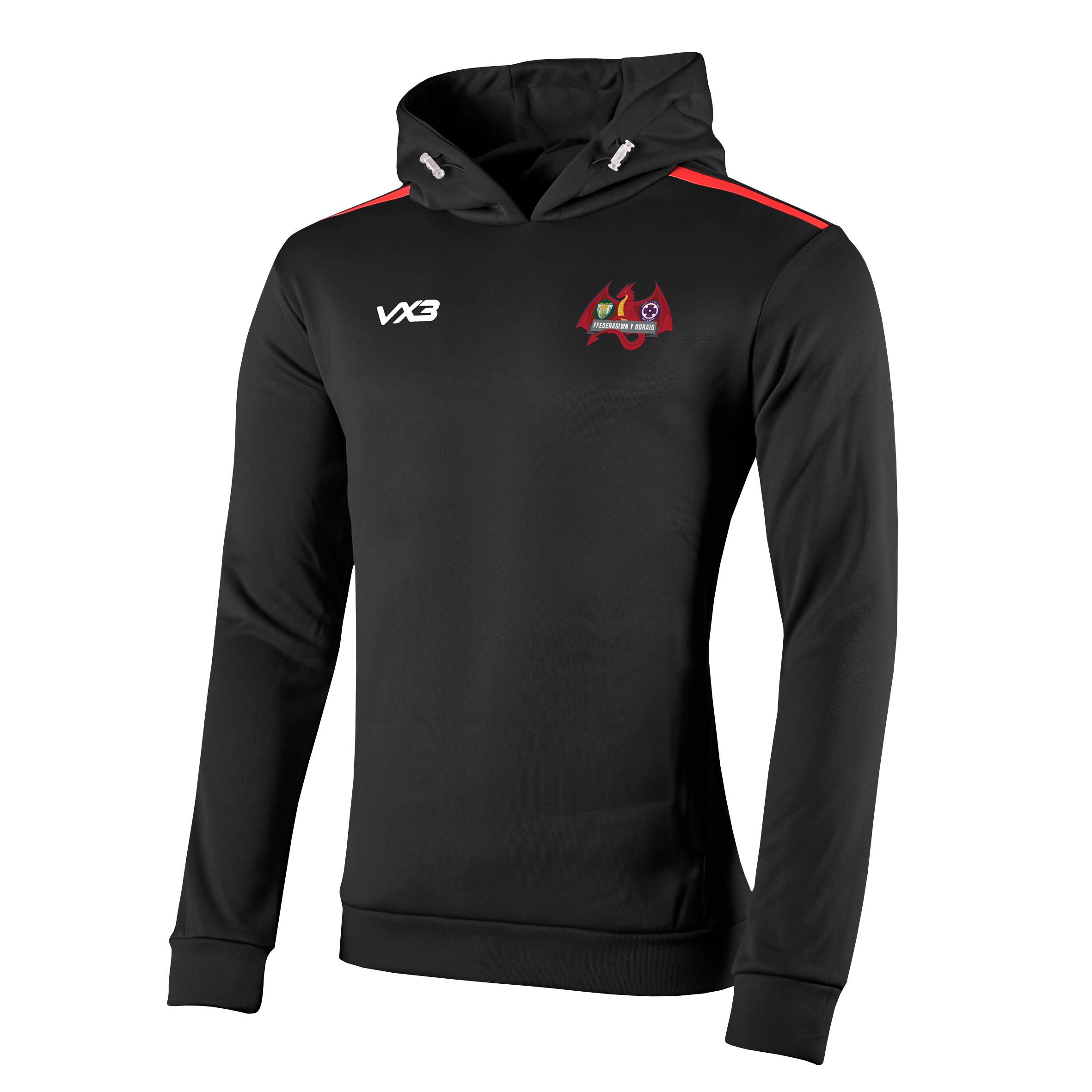 Ffederasiwn y Ddraig Fortis Hoodie Black