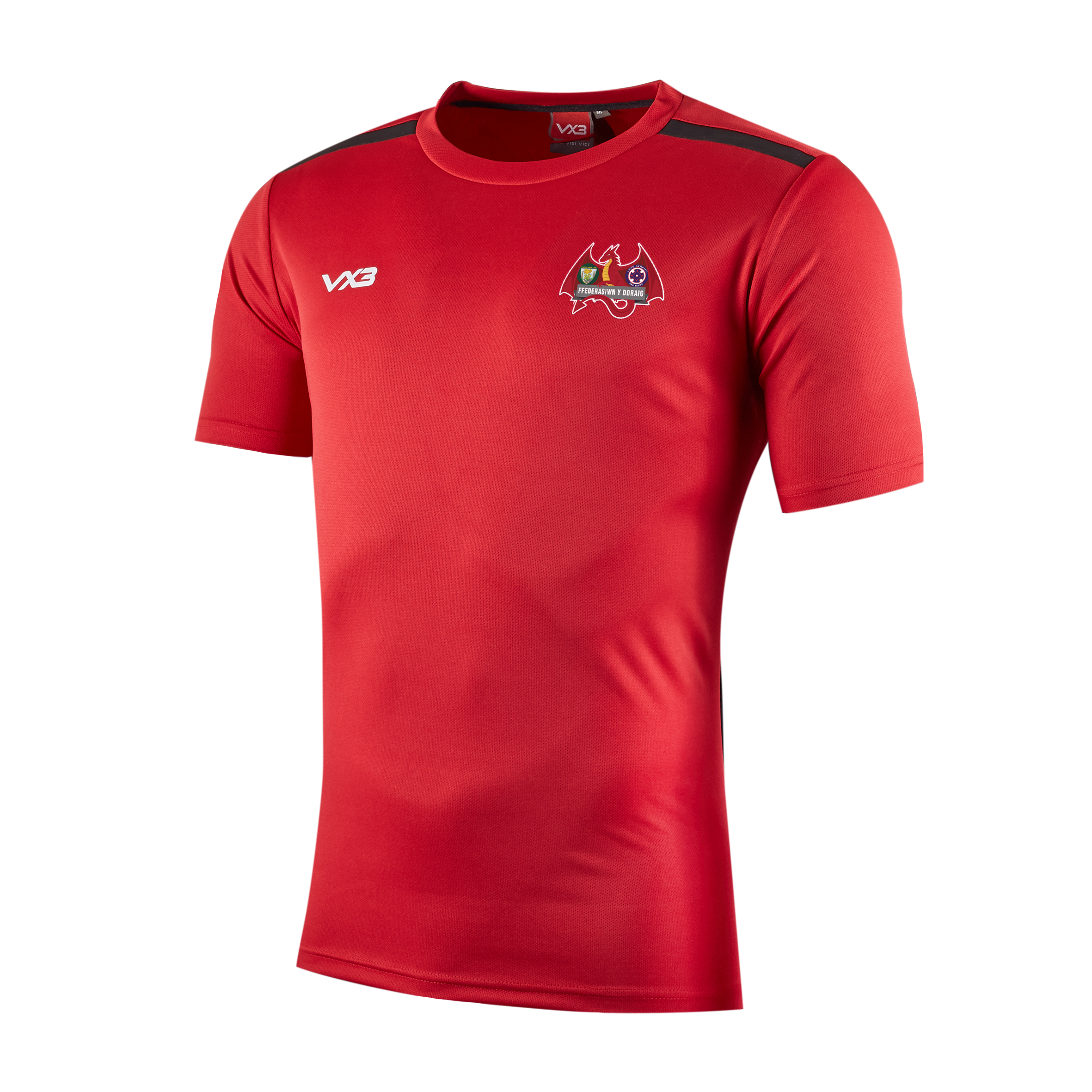 Ffederasiwn y Ddraig Fortis Tee Red