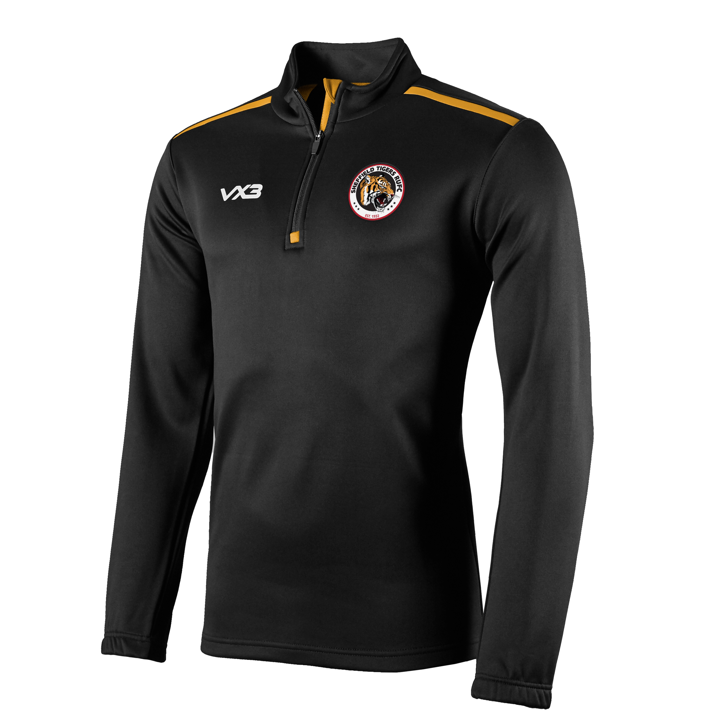Sheffield Tigers RUFC Fortis Youth Half Zip Sweat
