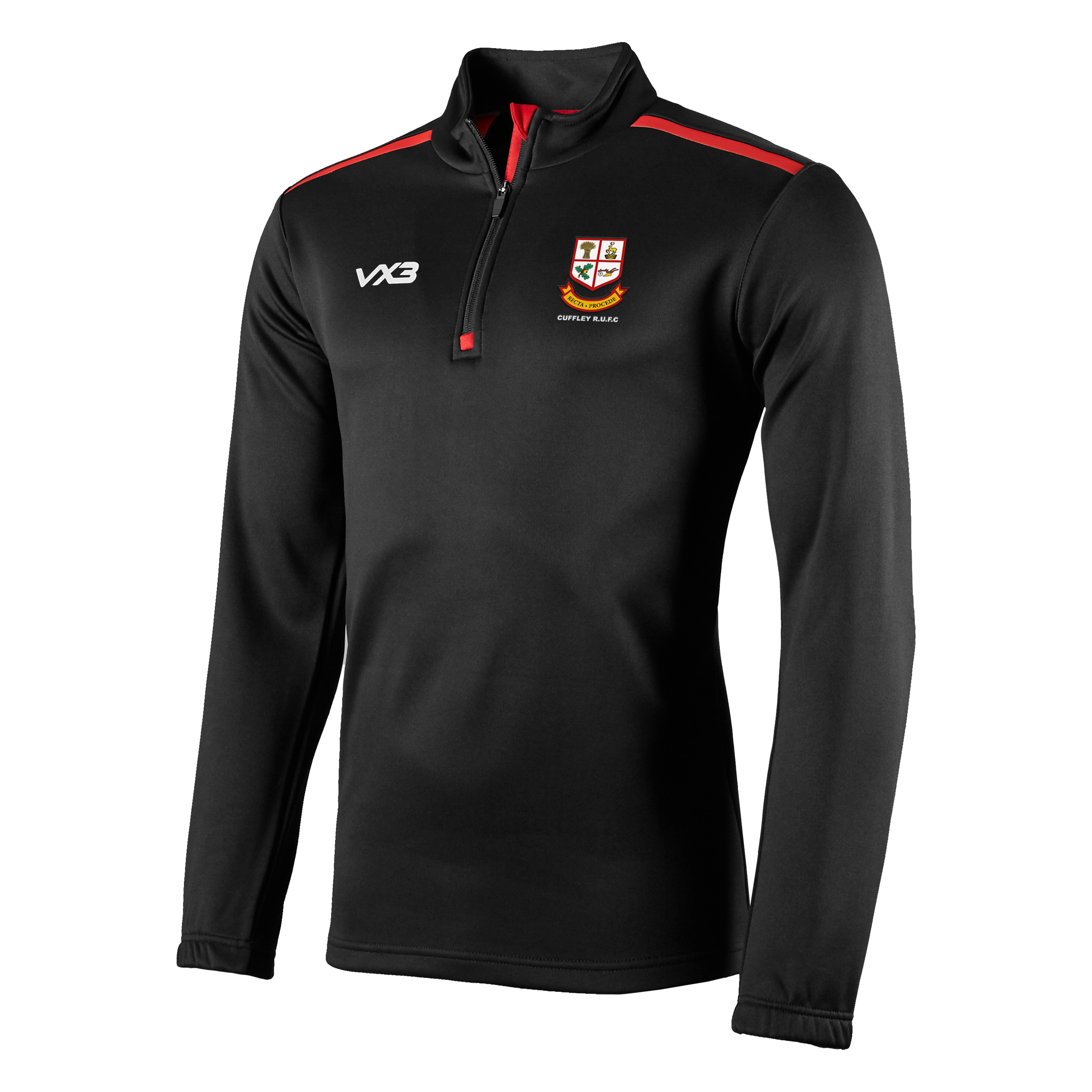 Cuffley RFC Fortis Youth Half Zip Sweat