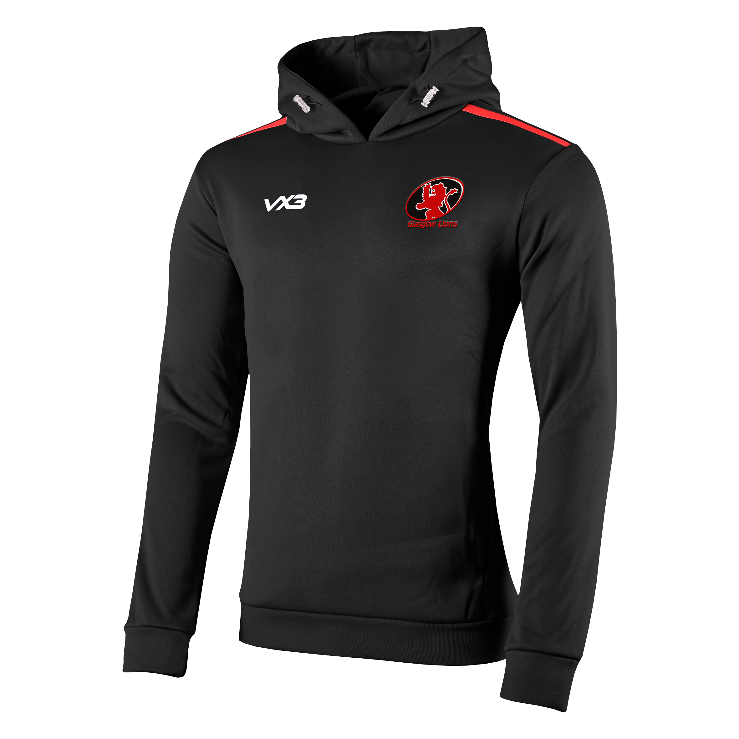 Glasgow Lions Touch Team Fortis Youth Hoodie Black