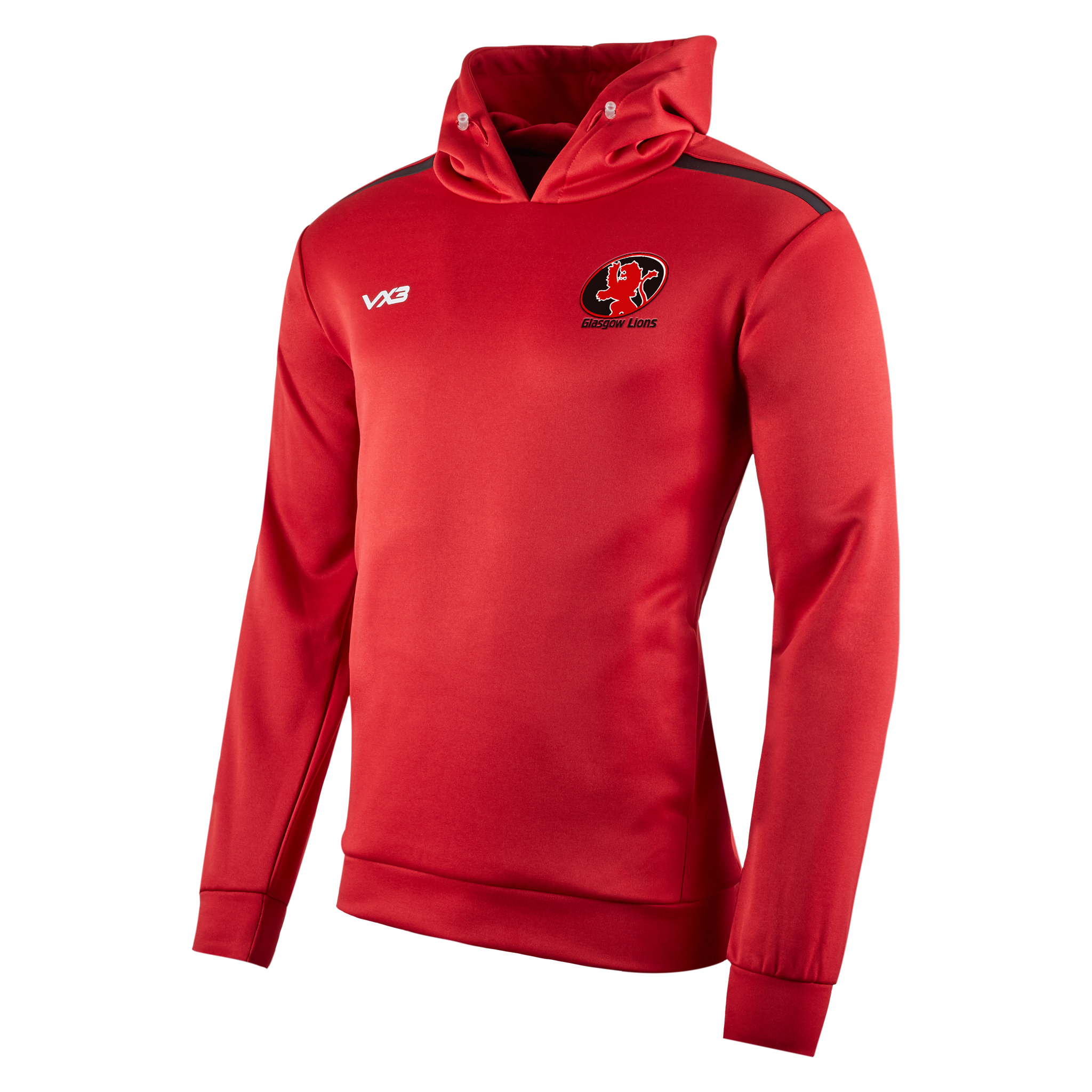 Glasgow Lions Touch Team Fortis Youth Hoodie Red