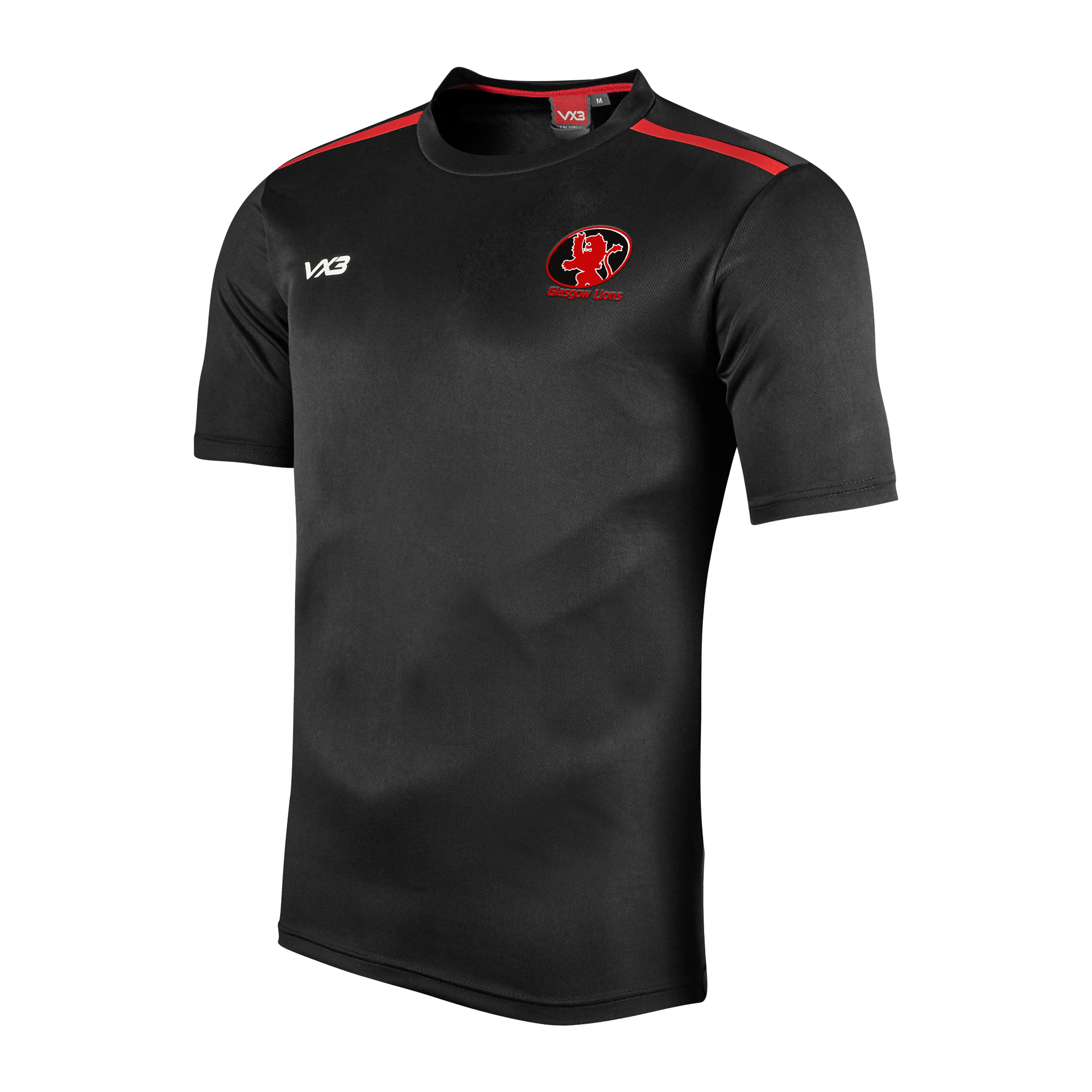 Glasgow Lions Touch Team Fortis Tee Black