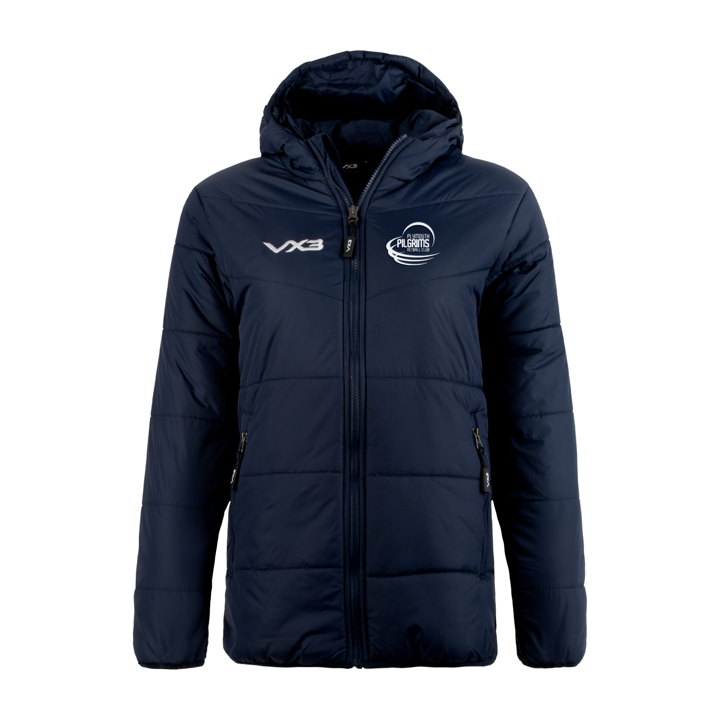 Plymouth Pilgrims Netball Club Lorica Ladies Quilted Jacket